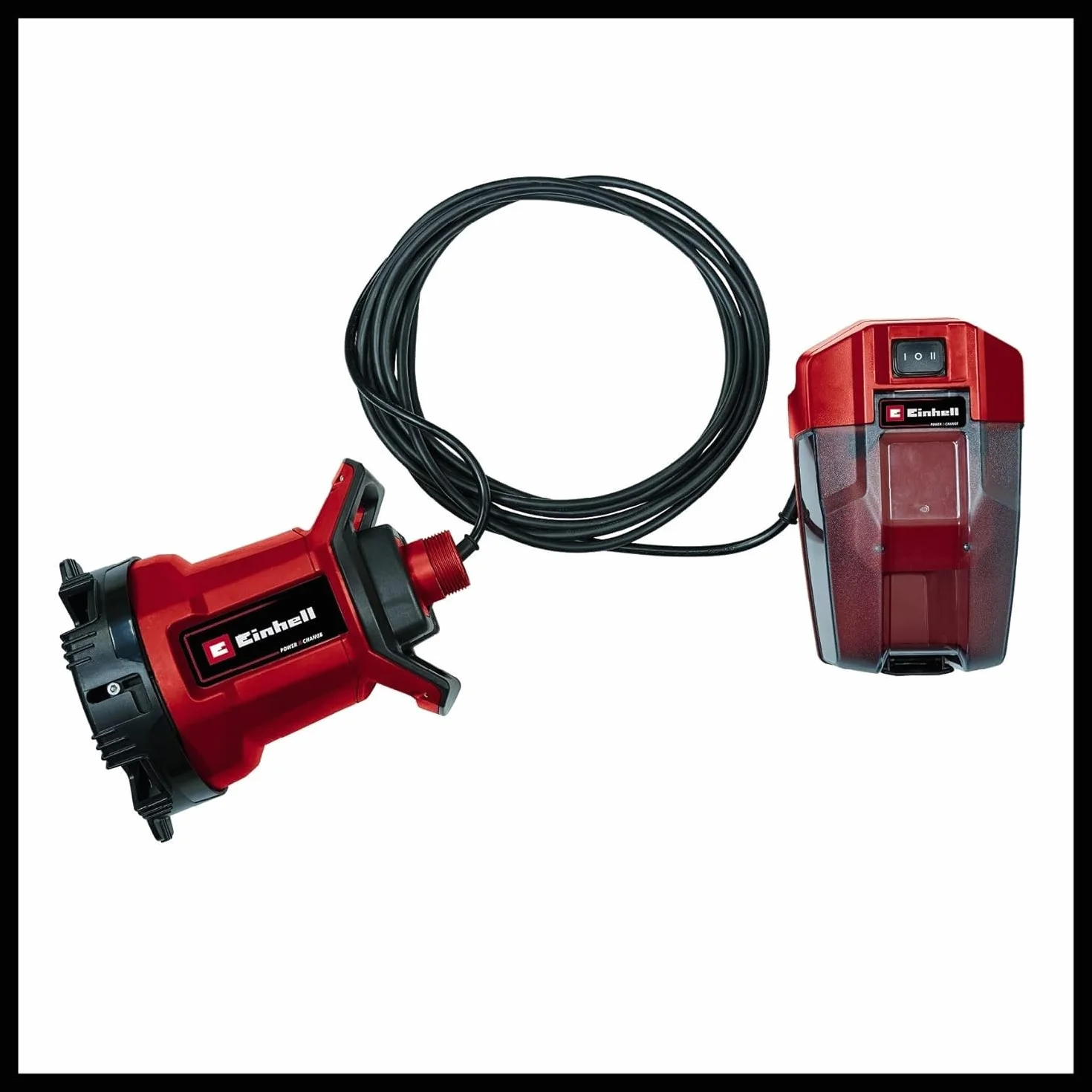 Einhell Akumulatorowa pompa do wody brudnej GE-DP 18/25 LL Li-Solo Power X-Change (18 V, wydajność przepływu 7000 l/h, płytkie zasysanie, wysokość podnoszenia 5 m, tryb ECO i BOOST, bez akumulatora)
