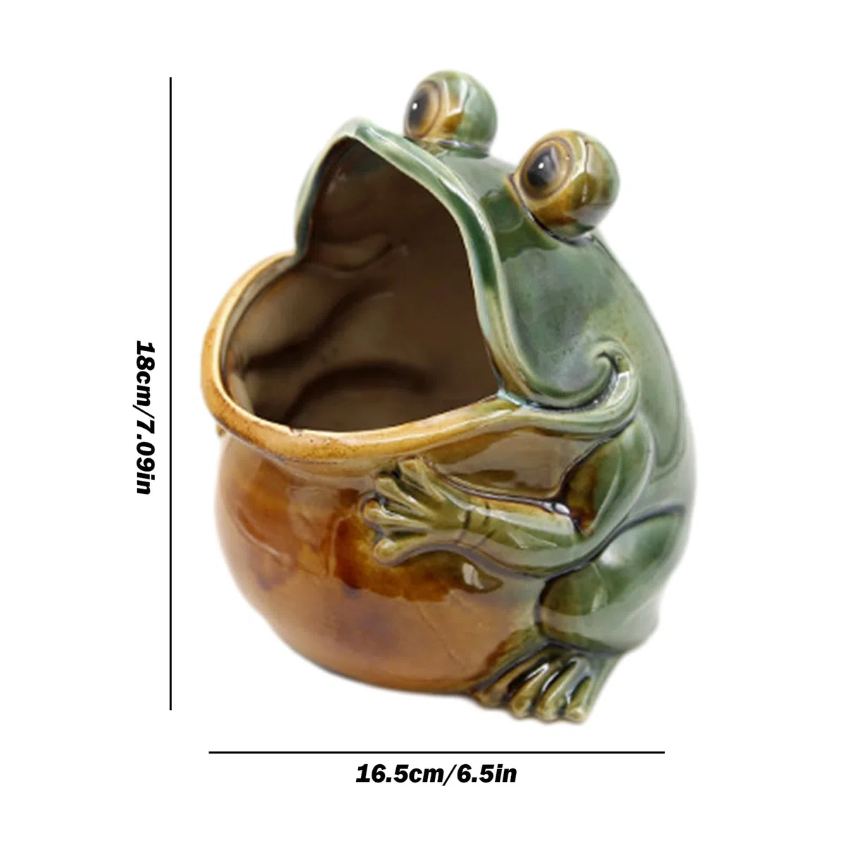 Generisch - Figurka ogrodowa, figurka, figurka outdoorowa do ogrodu – | urocza figurka ceramiczna, statuetka symulacyjna, ornament bonsai, dekoracja do rzemiosła, dekoracja ogrodu domowego