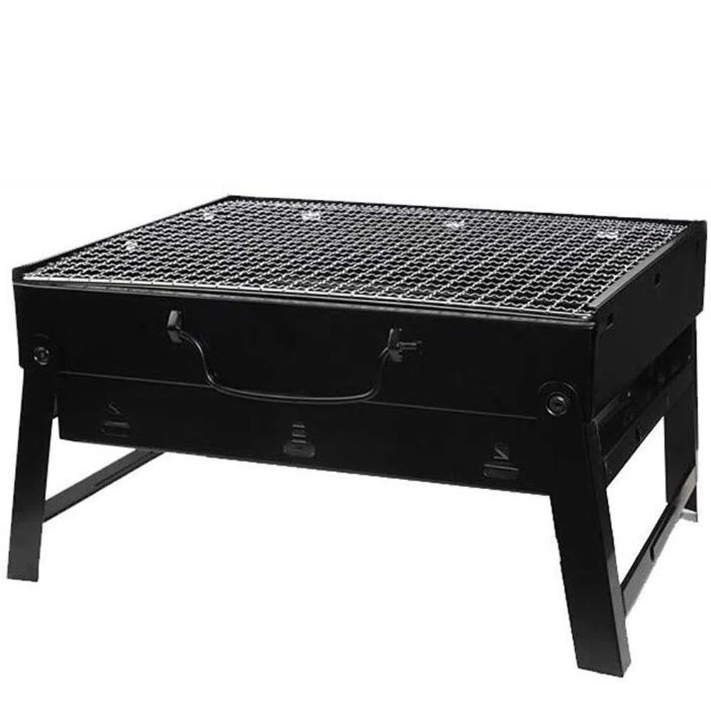 stojak do grilla, Grill na zewnątrz przenośny stojak grilla węglowego ze stali nierdzewnej, rodzina, piknik, kemping 35 2720cm