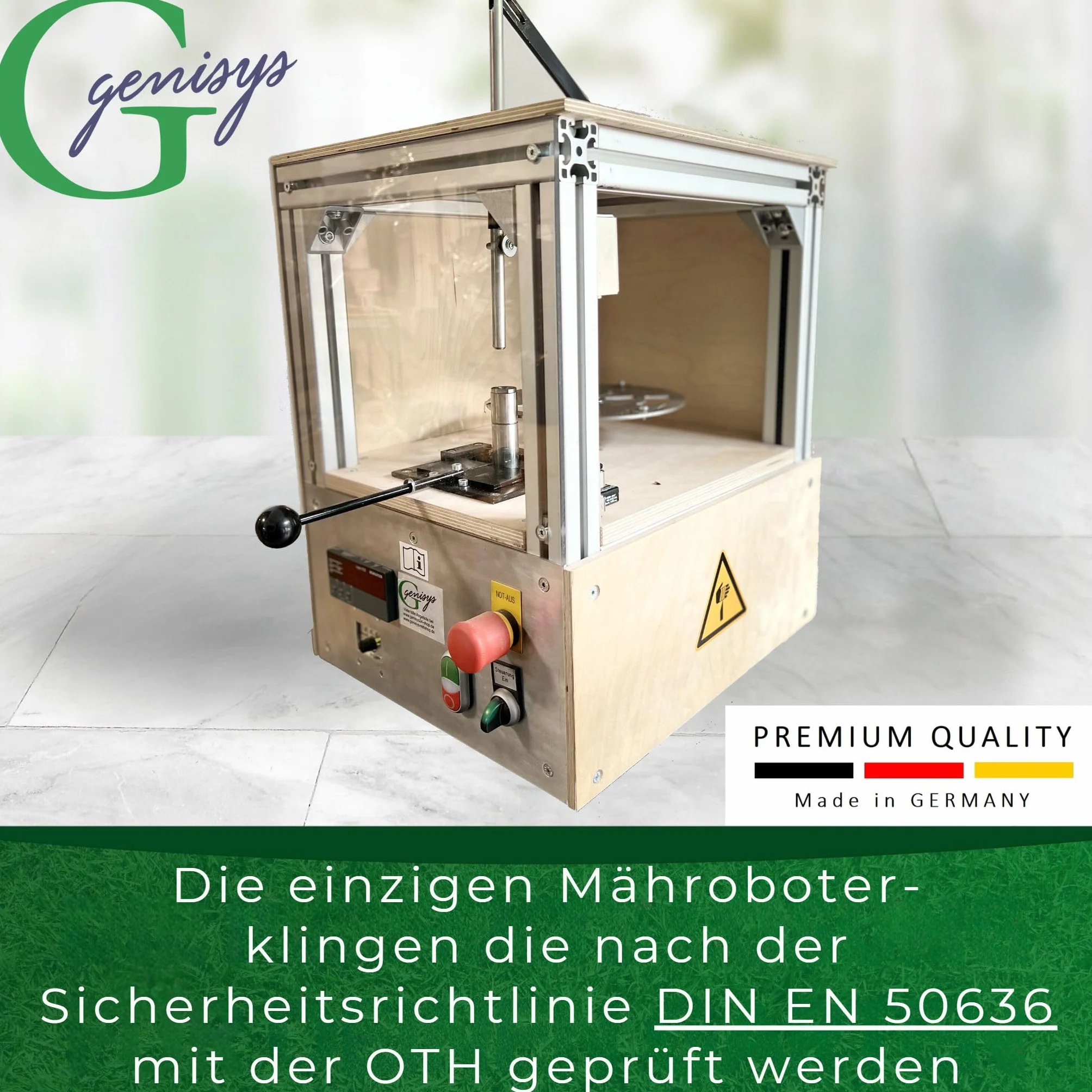 Genisys 30 tytanowych ostrzy zamiennych do Honda Miimo (LongLife – 0,5 mm) + 30 śrub [certyfikat DIN EN 50636]