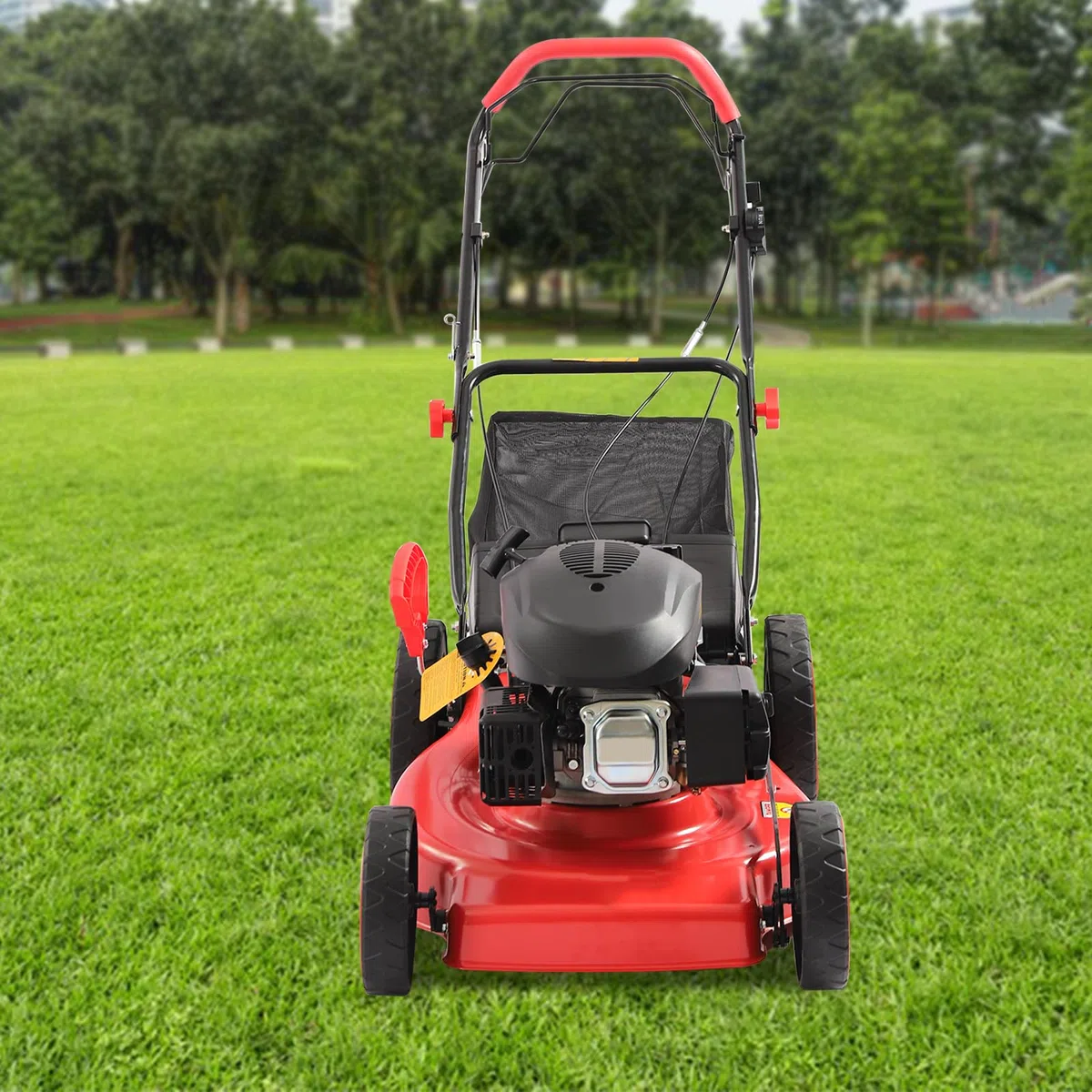 Lawn Mower kosiarka spalinowa 3 w 1, 173 cc, 8 wysokości, szerokość cięcia 51 cm