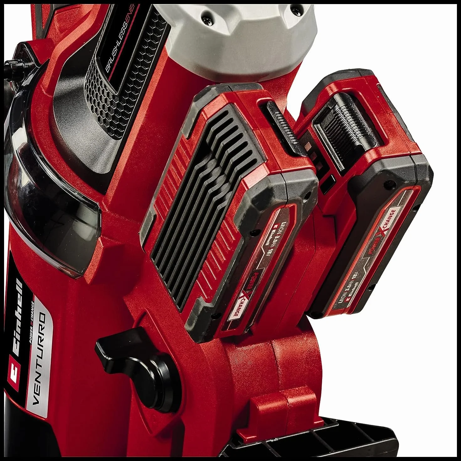 Einhell Profesjonalny, akumulatorowy odkurzacz do liści VENTURRO 36/240 Power X-Change (36 V, Li-Ion, moc ssania 740 m³/h, worek 45 l, funkcja dmuchania do 240 km/h, bez akumulatora i ładowarki)
