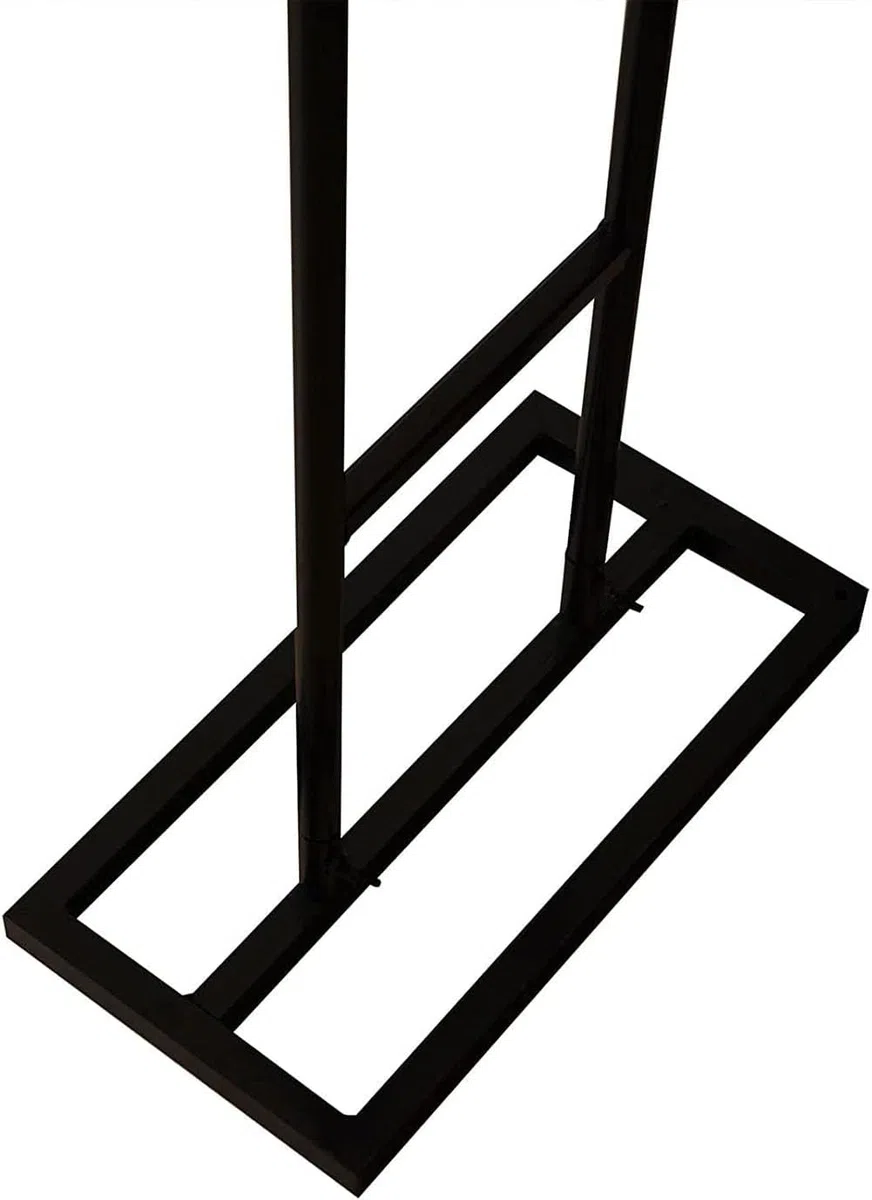 Łuk ogrodowy z metalu na zewnątrz z podstawą o szerokości 140 cm, 180 cm, 240 cm i 300 cm, czarna kratka, różne kwiaty łukowe, pnącze, trawnik, czarny, szer. 2,4 m x wys. 2,2 m (biały szer. 1,4 m