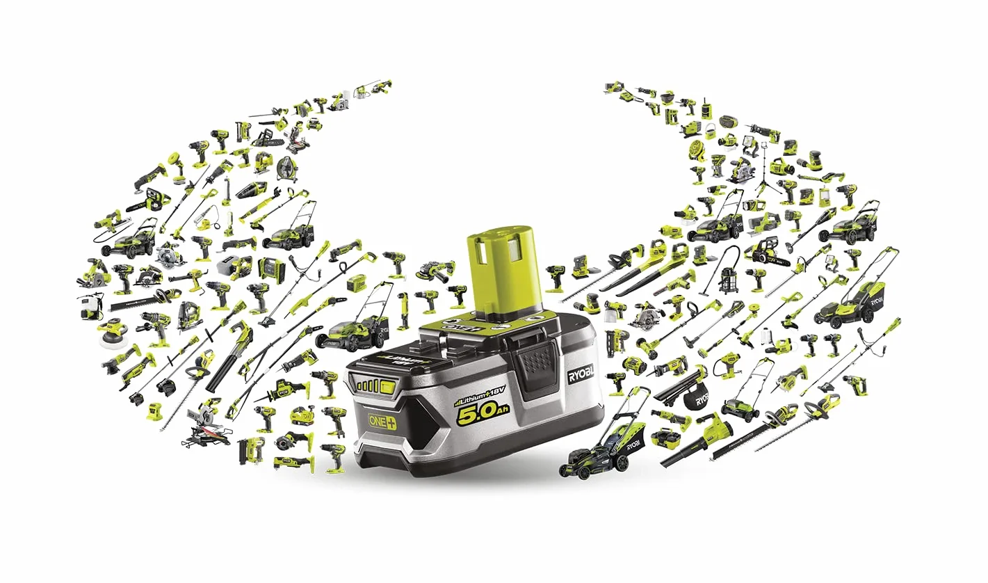 Ryobi Kompaktowa Piła Łańcuchowa 18V RY18CS20A-0, Prowadnica 20 cm, Prędkość 4.6 m/s, Wydajność Cięcia 15 cm, Ręczne Napinanie Łańcucha, Wersja bez Akumulatora i Ładowarki