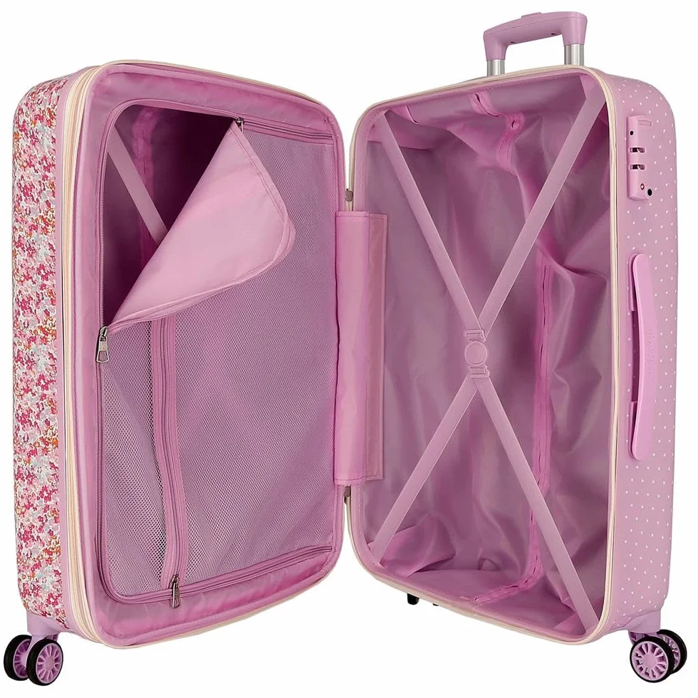Plecak szkolny Pepe Jeans Sandra różowy 68x48x26 cm regulowane paski