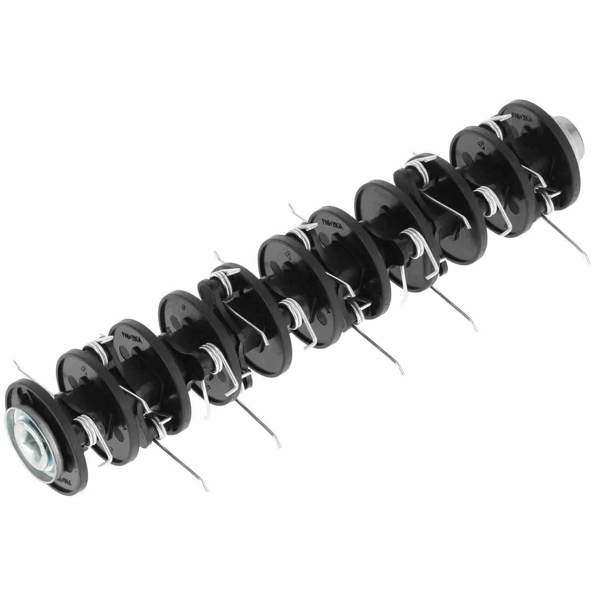 Wertykulator/napowietrzacz trawnika DEDRA, napęd elektryczny, moc 1500 W, 3000 obr./min, szerokość robocza 32 cm, niski poziom hałasu, worek na trawnik 30 l, z regulacją głębokości