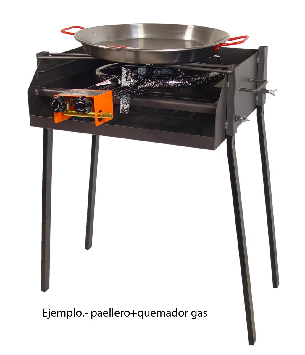 Imex El Zorro 71584 kwadratowy grill z uchwytem na pawilonę 60 x 40 x 75 cm czarny