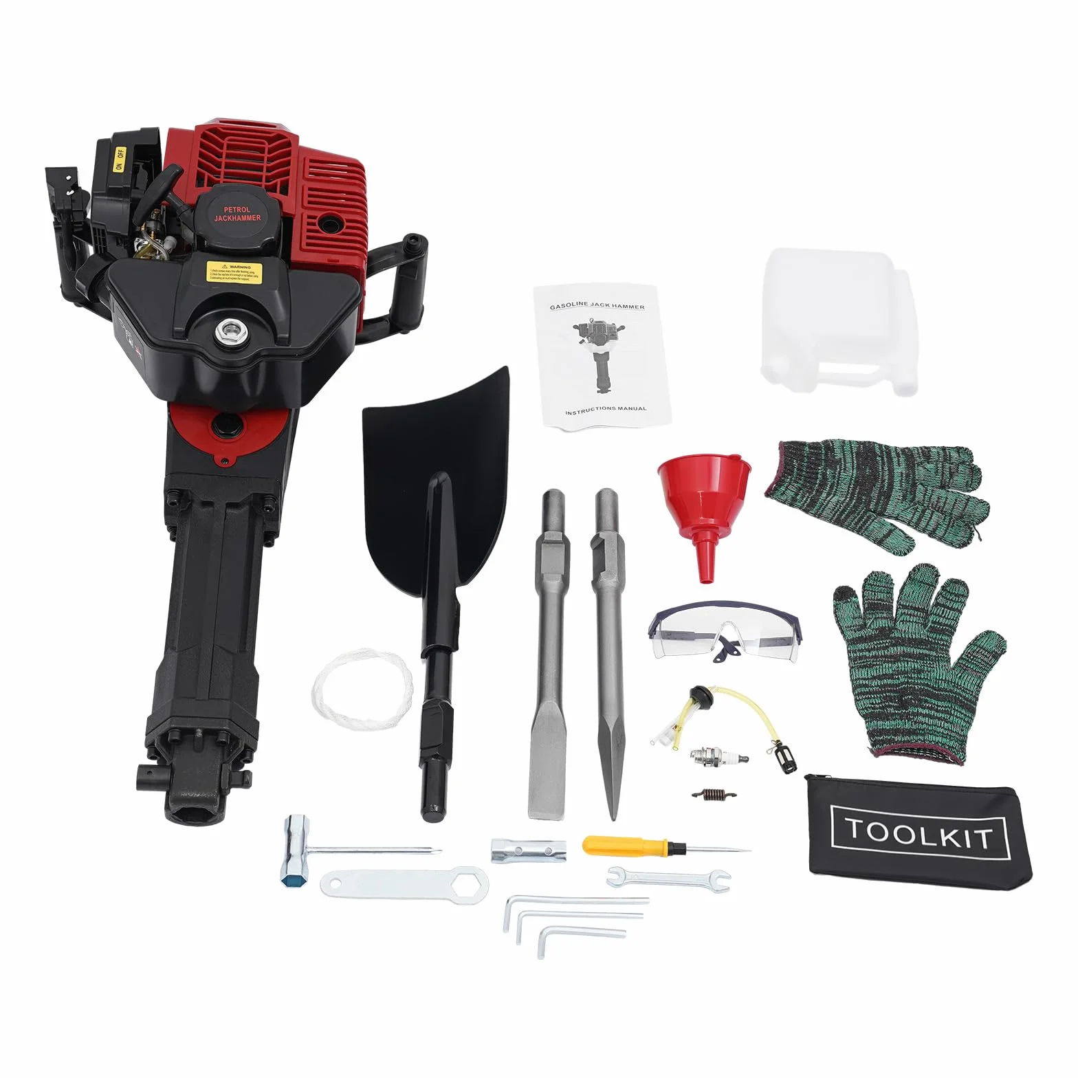 Koparka do drzew ogrodowych 1900 W 52 cC 2-suwowa benzynowa 6500 obr./min