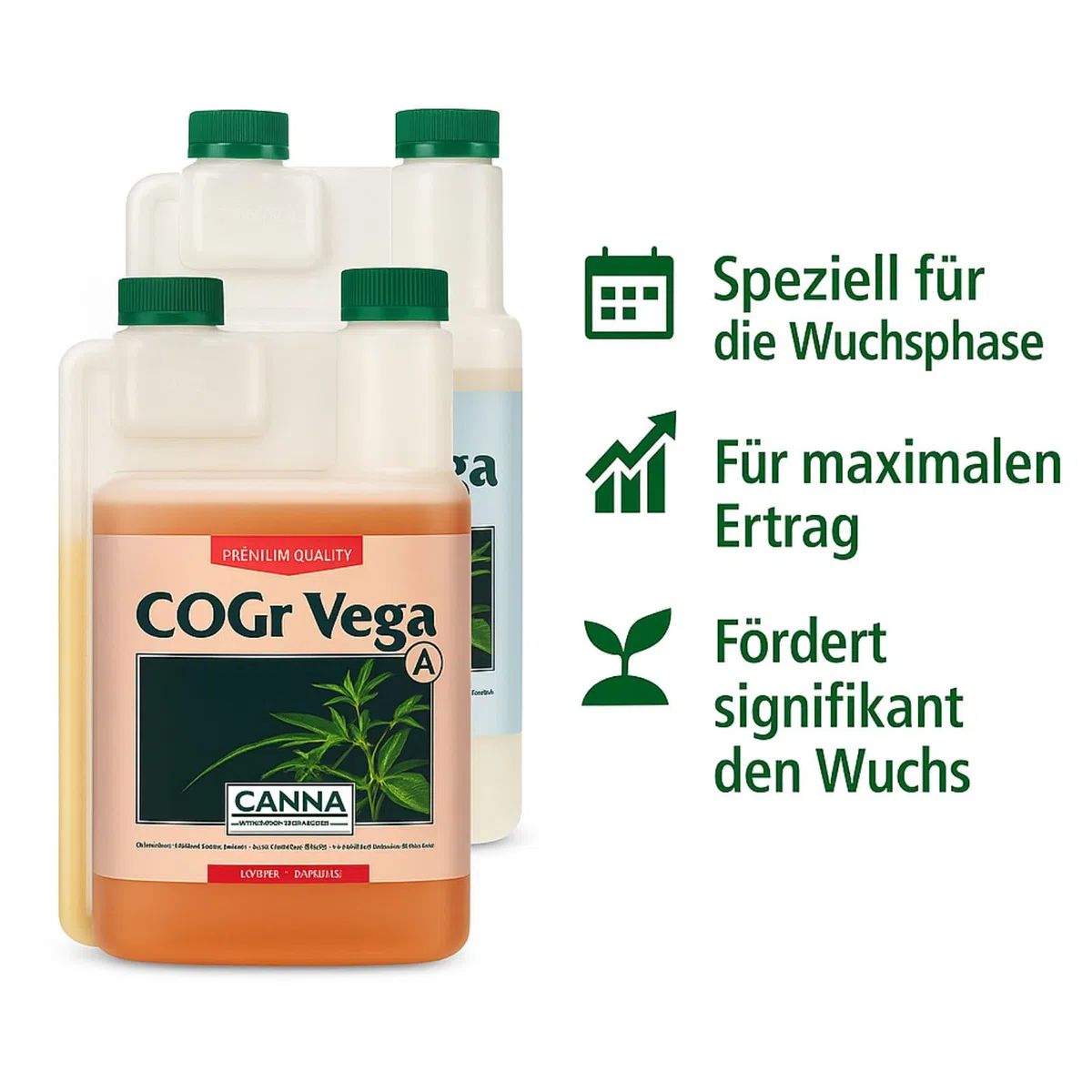 Weedness Canna COGr Vega A&B 5 litrów - nawóz do hydrokultury kokos substrat Coco Grow uprawa do wnętrz