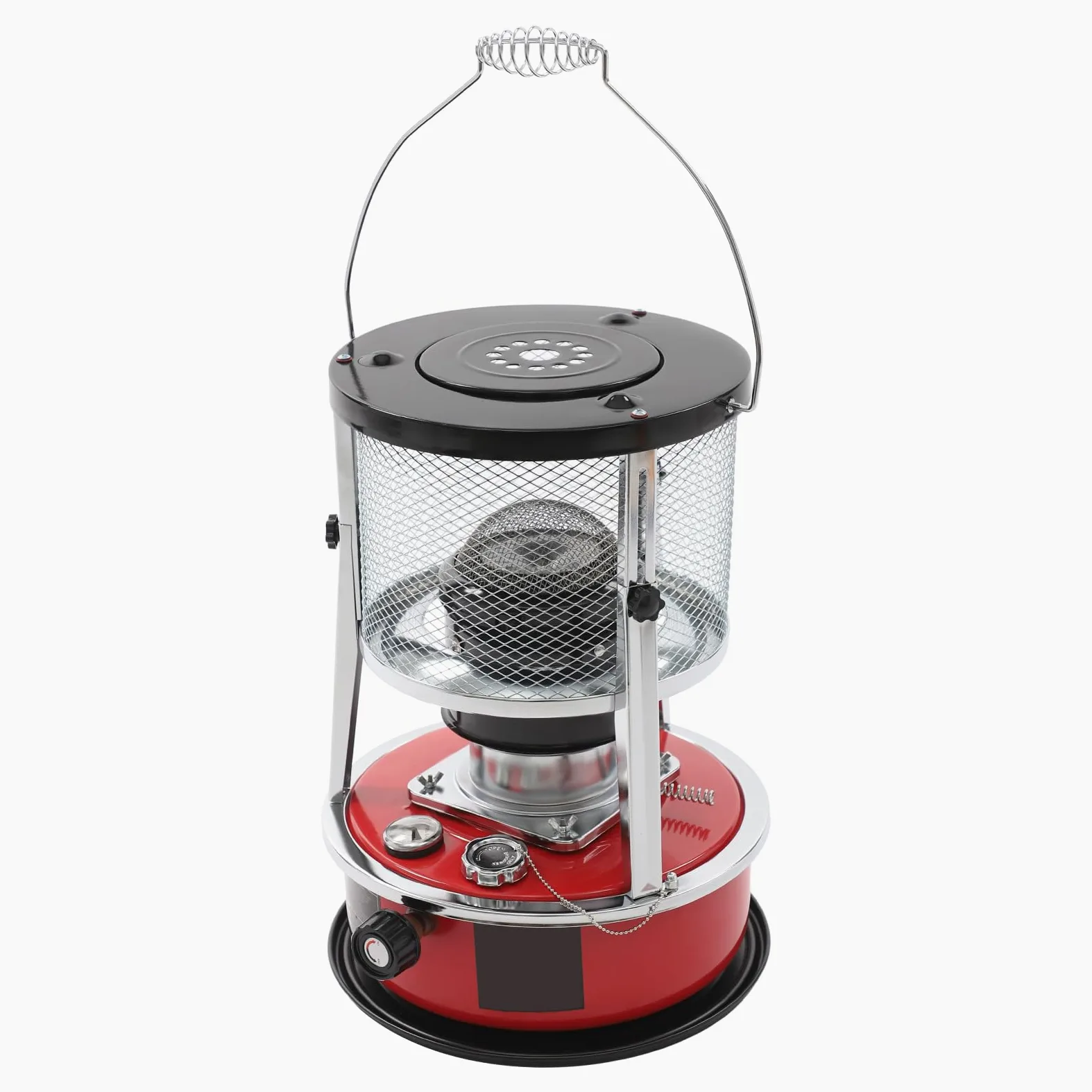 Ogrzewanie naftowe 8000BTU | zbiornik 1,37 Gal | czas pracy 18 h | kemping i garaż | Przenośny grzejnik naftowy | 15-18 m² | ręczny zapłon | outdoorowy