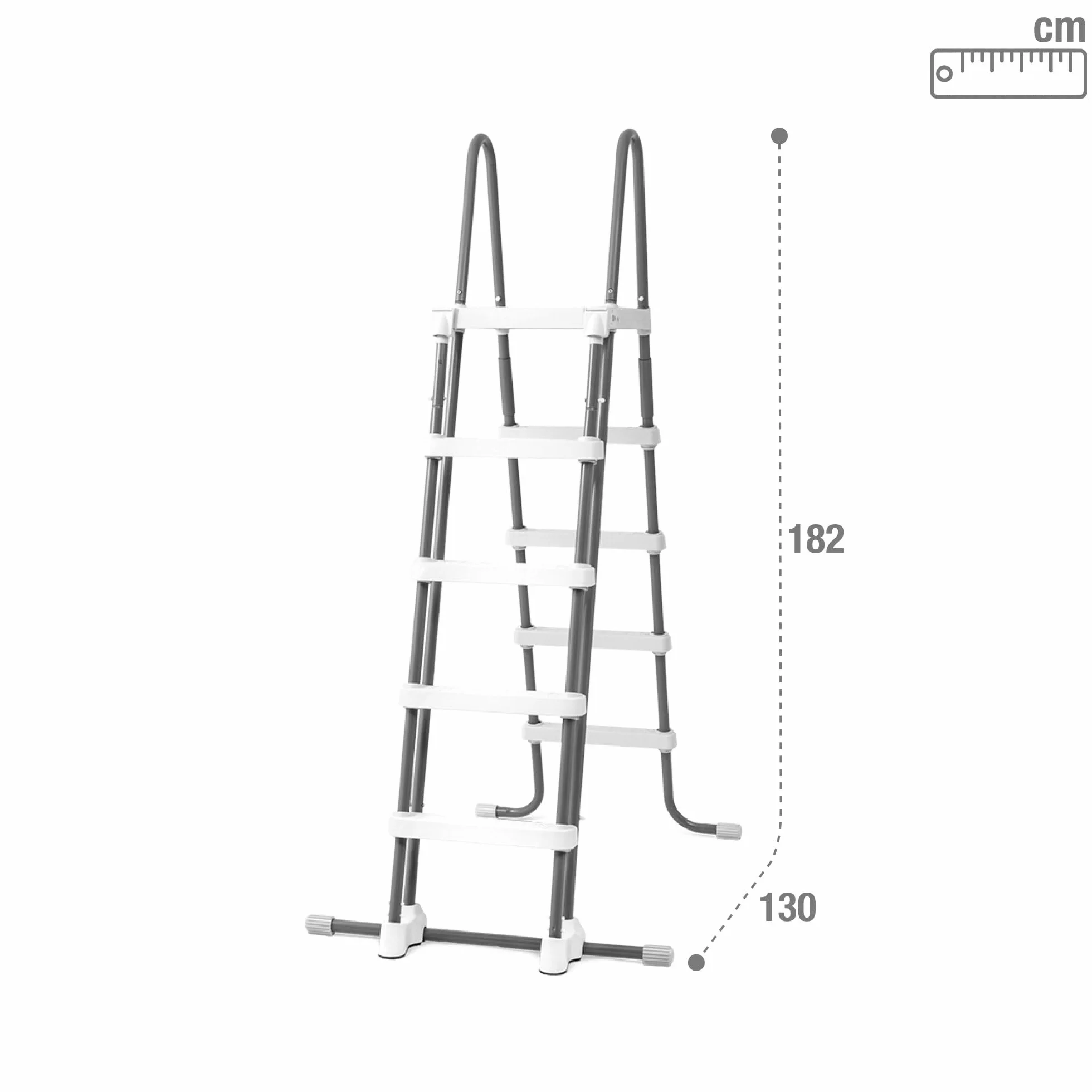 Intex Drabinka Basenowa, Szary, 132 cm