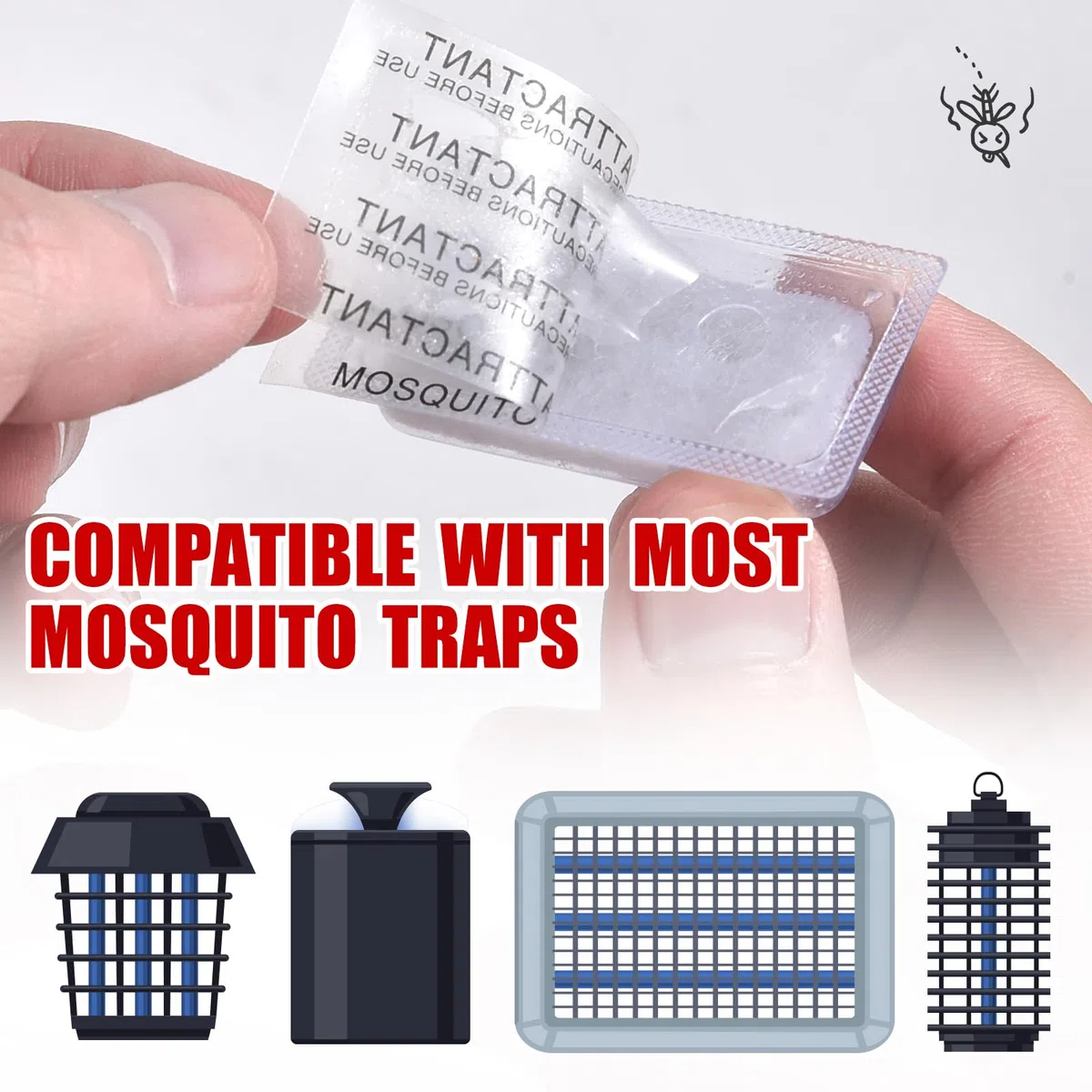 ALLRoad Magnetyczny środek do wabienia komarów do Bug Zapper Octenol Lure 2 opakowanie