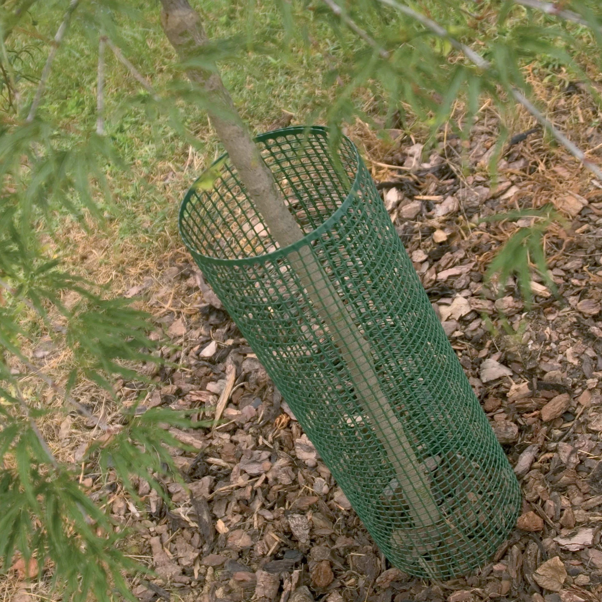 TENAX Quadra 10 Siatka z tworzywa sztucznego zielona 1,00x5 m, wielofunkcyjna siatka ochronna do balkonów, tarasów, bram i ogrodzeń