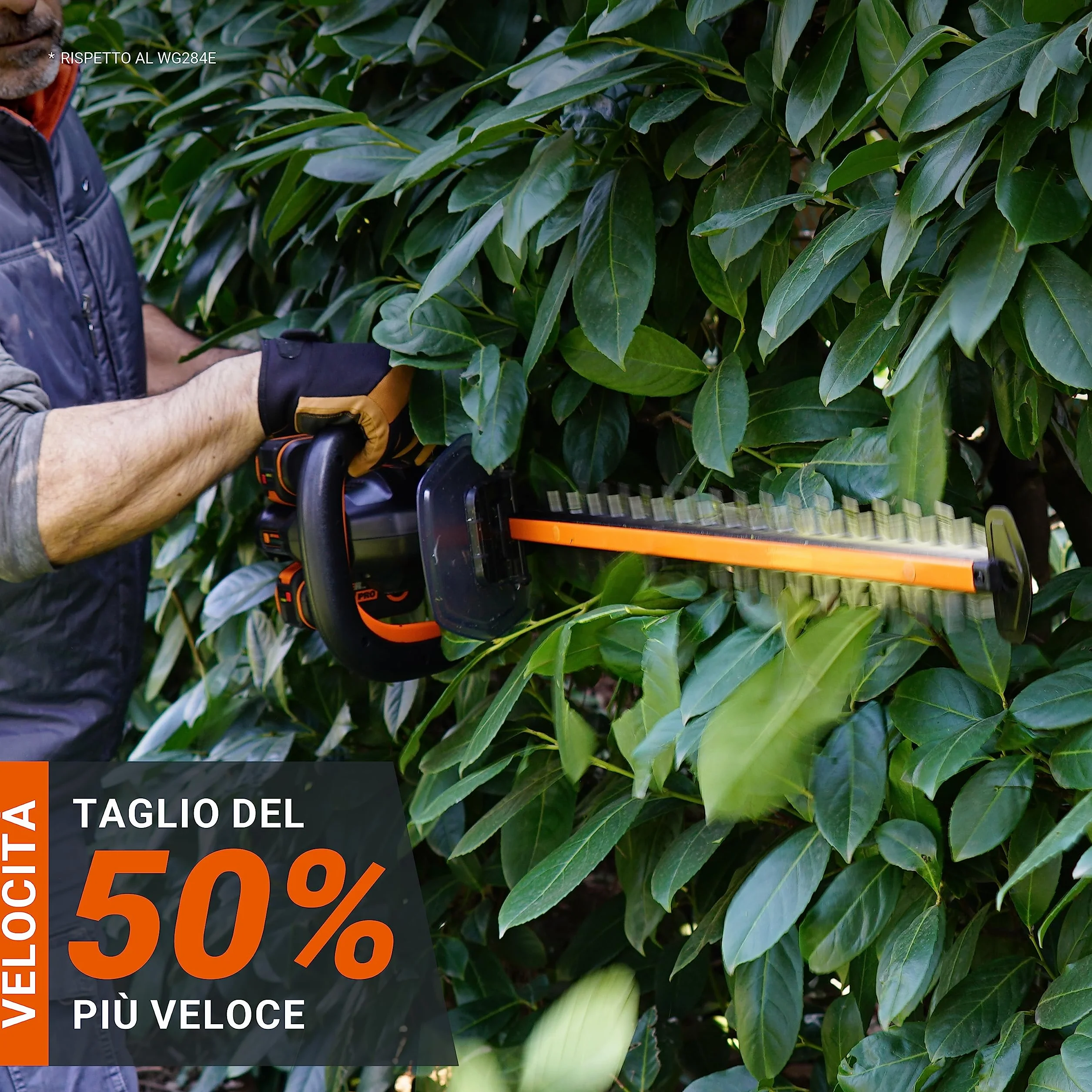WORX WG286E.9 ODCIĘCIE 2 x 20 V/2 Ah LIHIO OSTRZE 58 cm ŚREDNICA CIĘCIA 25 MM, BATERIE I ŁADOWARKA NIE JEST DOŁĄCZONA