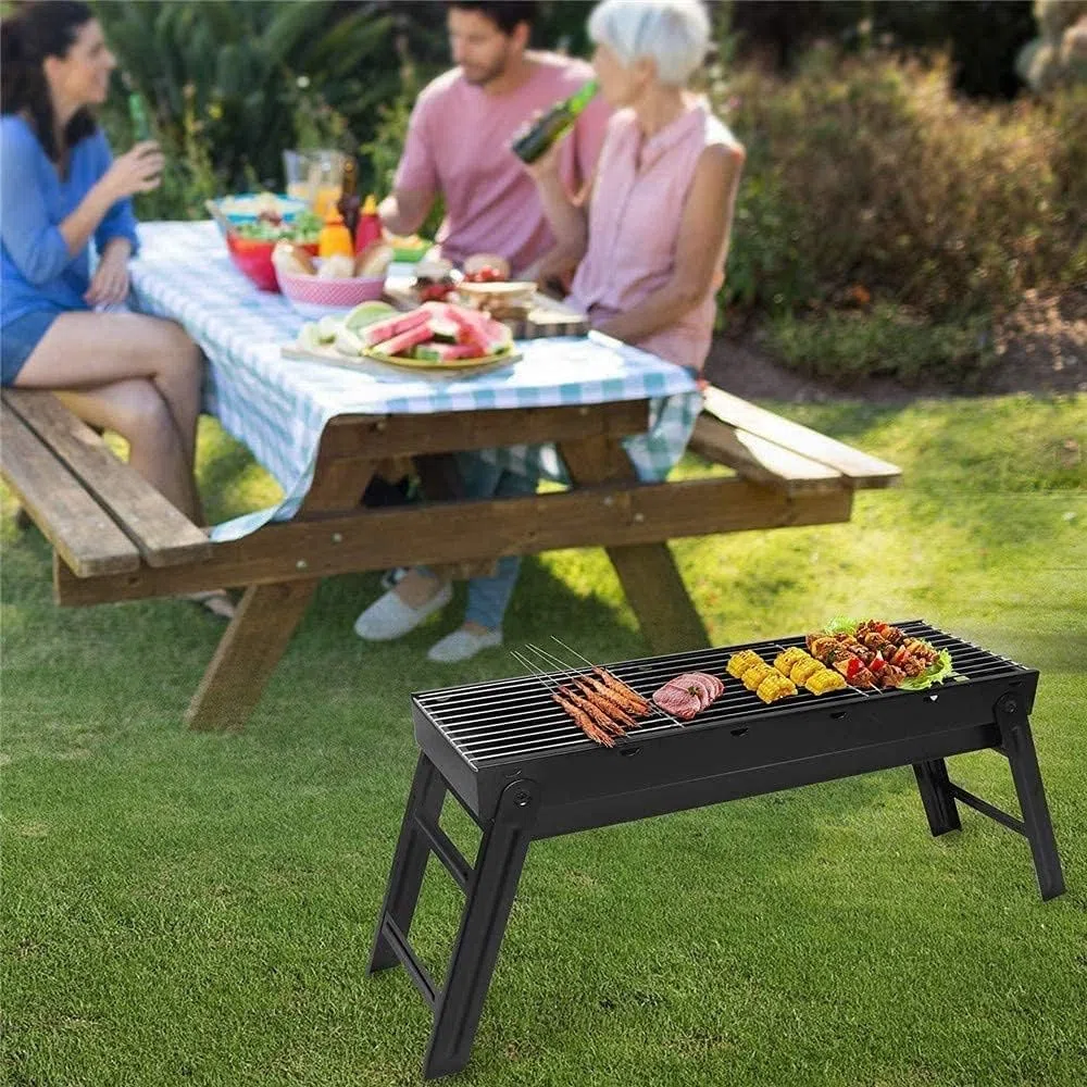 Grill Ogrodowy Składany Grill Na Węgiel Drzewny Grill Kempingowy Grill Ogrodowy Przenośny Grill Piknikowy Grill Stołowy