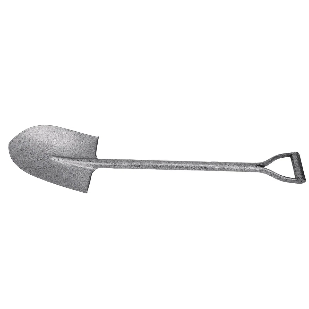 Marhynchus Mała łopata Łopata ze Stali Mn Wykonana w Całości z Metalu z Ergonomicznym Uchwytem w Kształcie Litery D, Wzmocniona Konstrukcja, Długość 100 Cm, Ostrze Punktowe do Kopania w Ogrodnictwie
