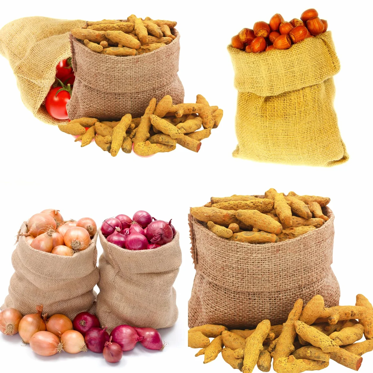 GARDENIX® Worek jutowy Uniwersalny 3 sztuki (60 cm x 105 cm | 410g/m²), włókno naturalne, 100% juta, EXTRA MOCNE
