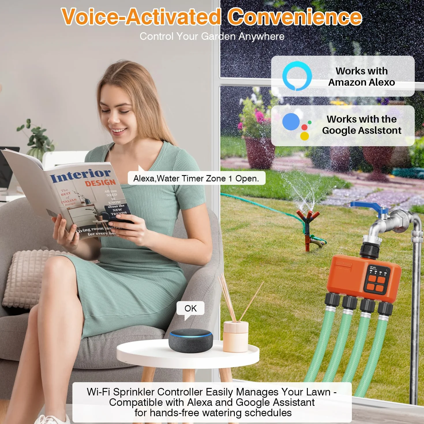Inteligentny Wi-Fi sterownik nawadniania