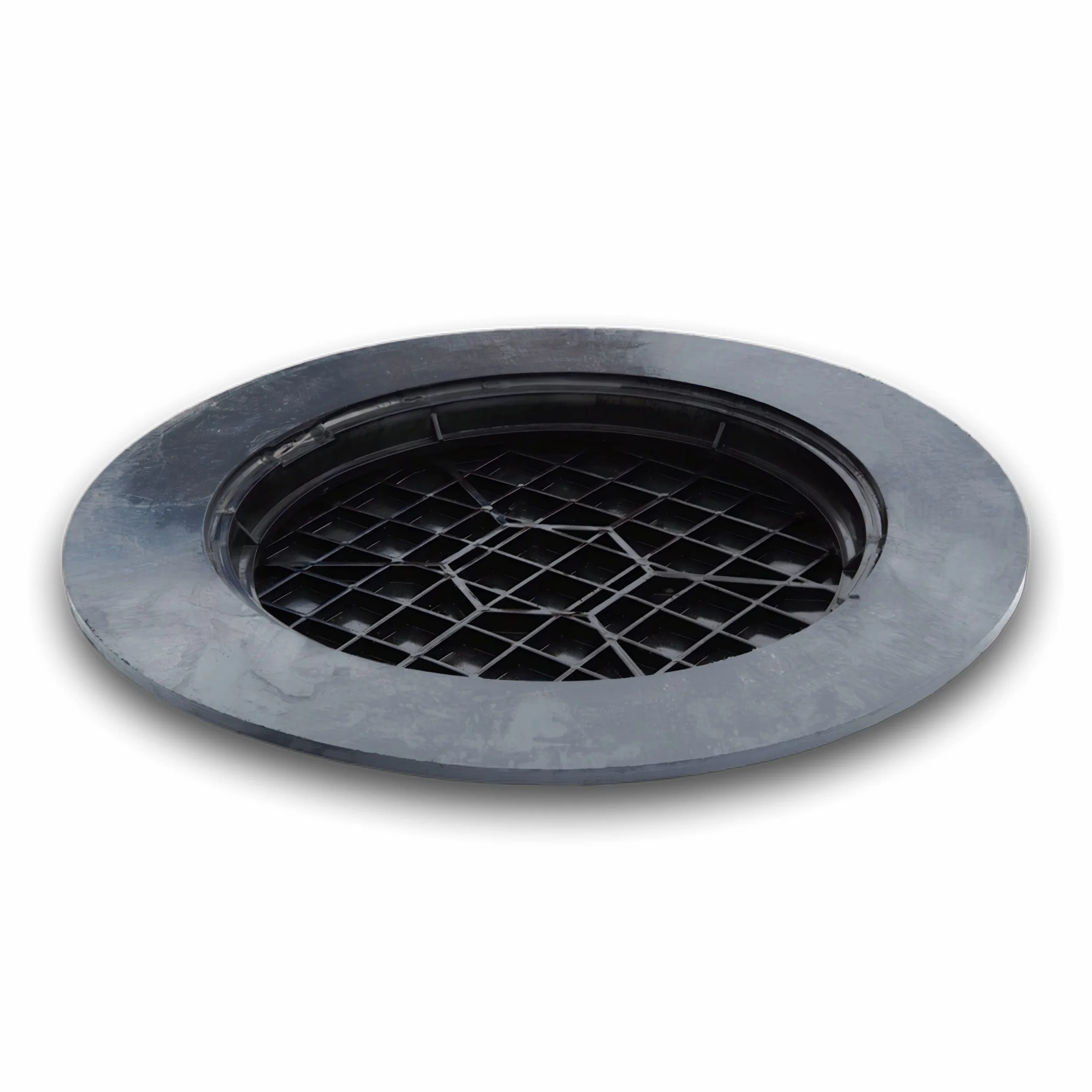 Varile 1100 mm XXL pokrywa włazu z tworzywa sztucznego, uniwersalna pokrywa gully, pokrywka cysterna (czarna)
