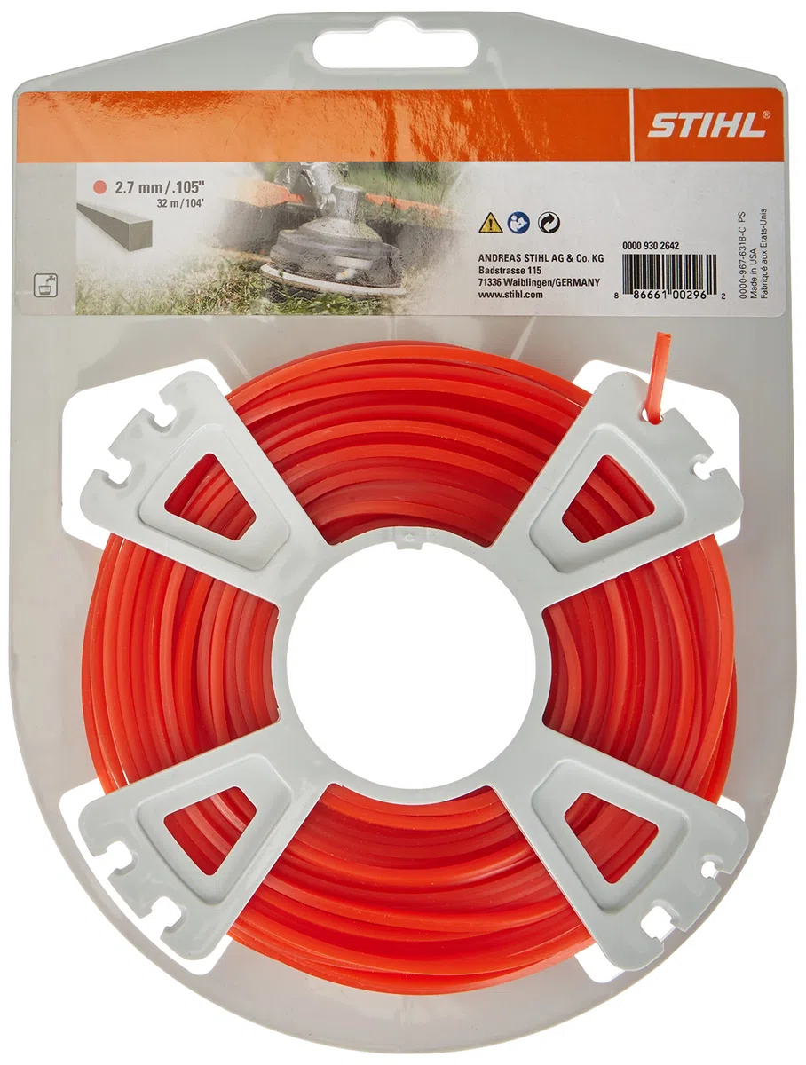 Stihl Żyłka do koszenia kwadratowa rolka 2,7 mm 32,0 m
