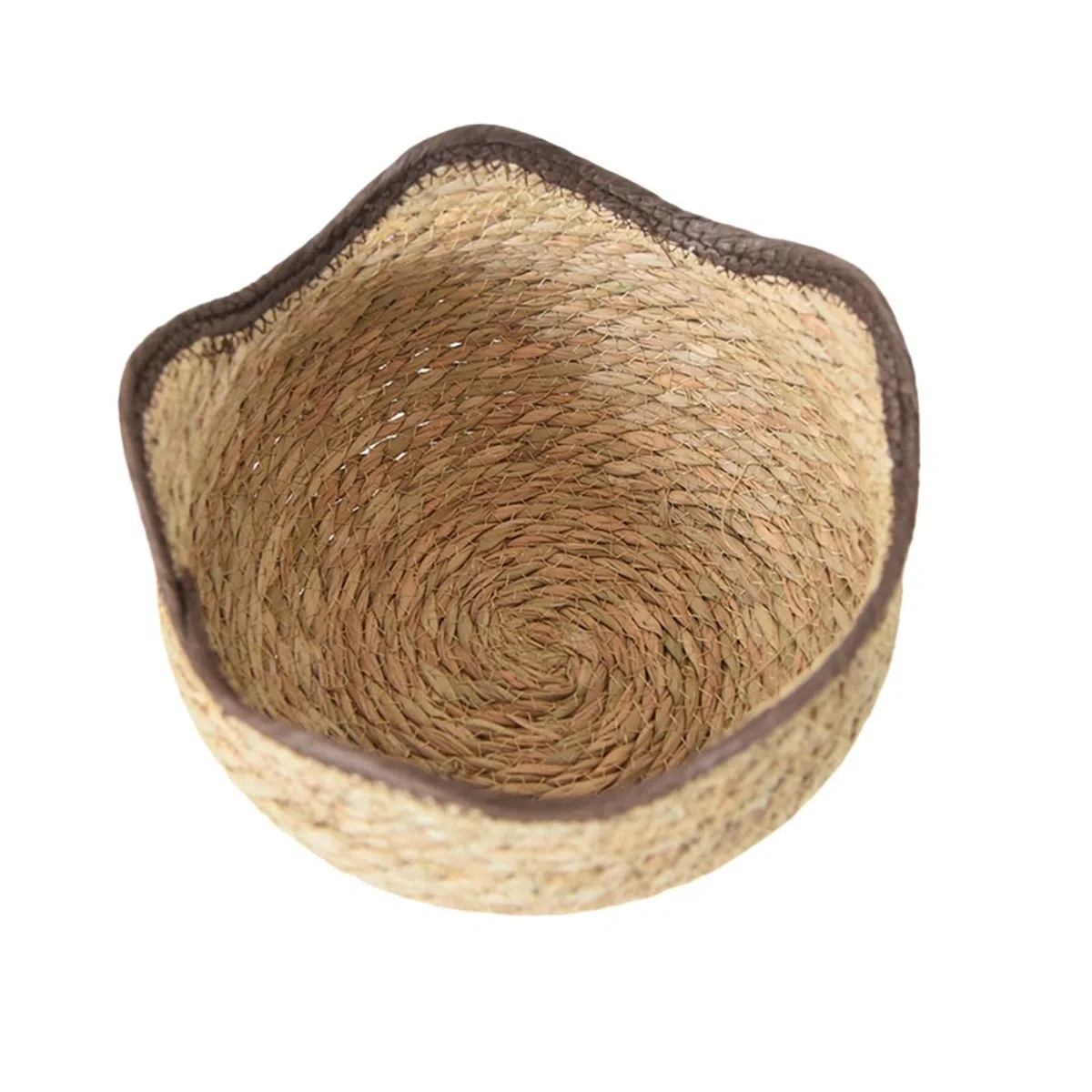 Wiklinowy kosz piknikowy, Woven Succulent Planter Storage Basket For Indoor Outdoor Plants Multiple Sizes(31cm x 16cm)