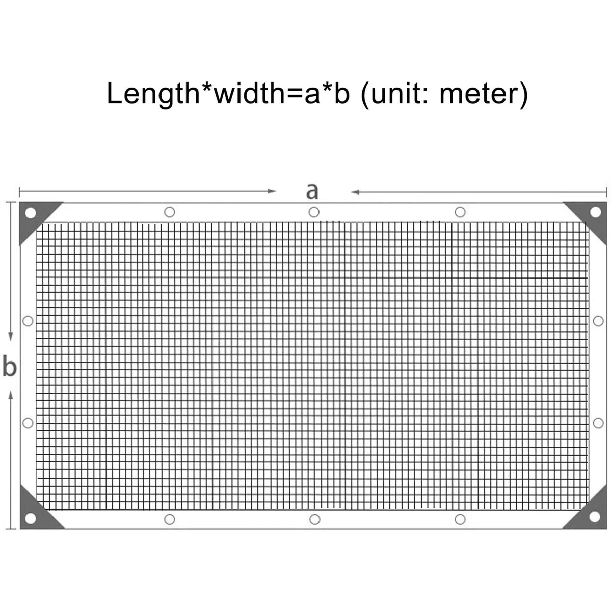 Premium Sun Mesh e 7,9 x 10 m – ochrona przed promieniowaniem UV e tkanina z przelotkami do hodowli i roślin w szklarni, siatka z filtrem przeciwsłonecznym do kwiatów i patio