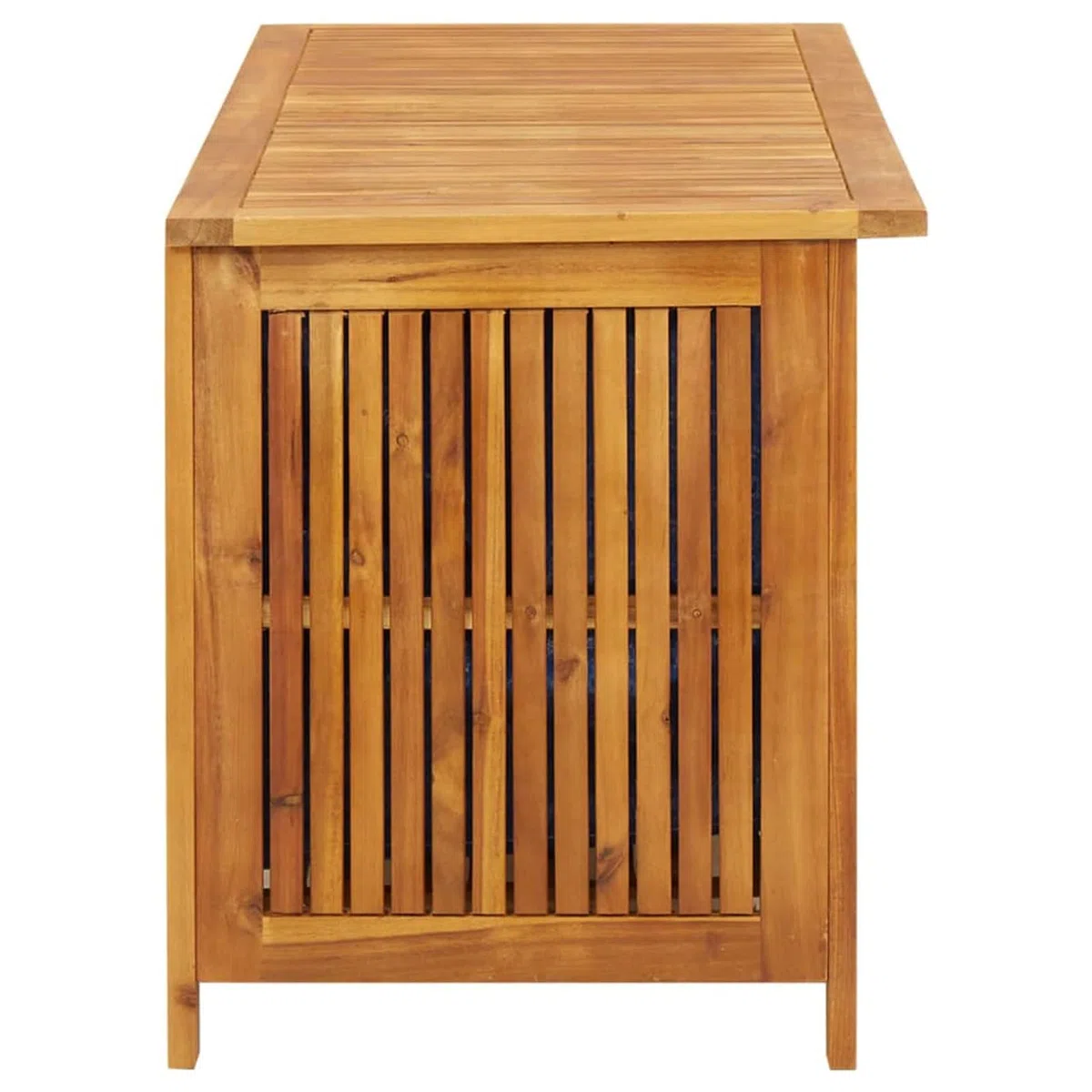 ShGaxin Schowek ogrodowy, zewnętrzna Arcon, Baul Garden Storage, ogrodowa skrzynia, skrzynia ogrodowa, lite drewno akacjowe 113 x 50 x 58 cm