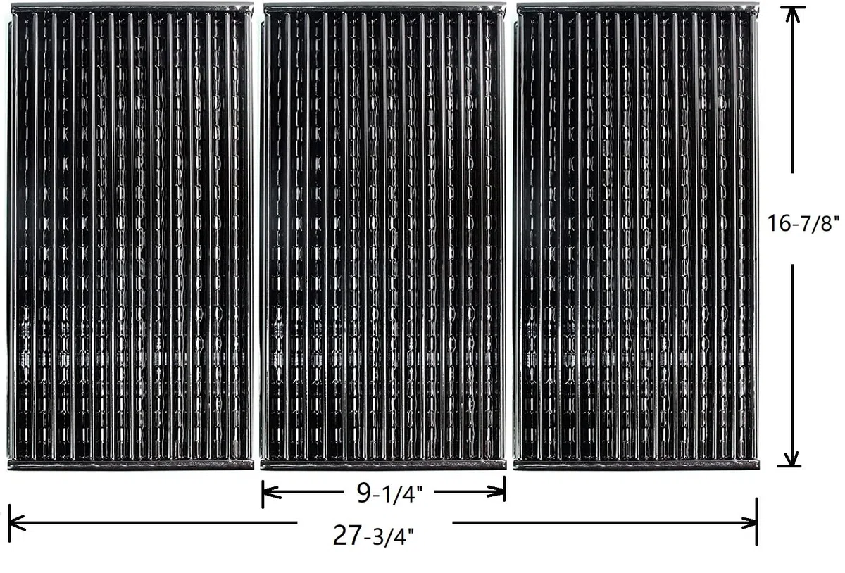 Hongso 43.2 cm powlekane porcelaną kratki do grilla części zamienne do Charbroil Tru-Infrared Performance 3 palniki 463434313, 463436813, 463436514, 463234614, 463436814 modele gazowe, G458-0900-W1