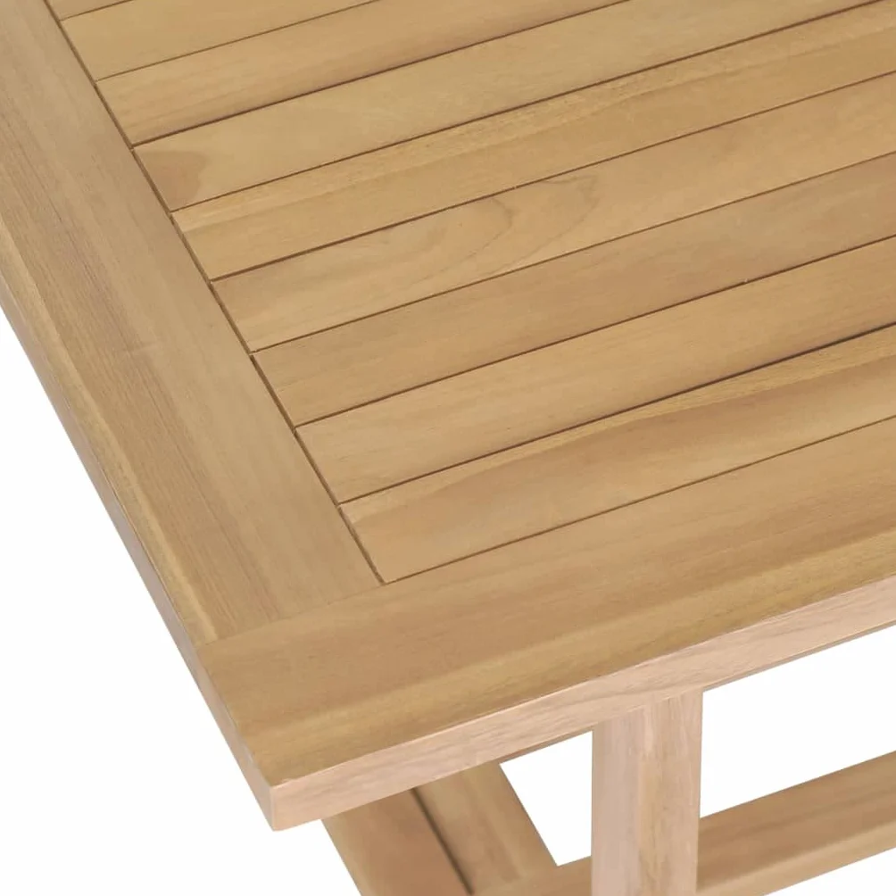 vidaXL Rozkładany stół ogrodowy lite drewno tekowe 180-280x100x75 cm