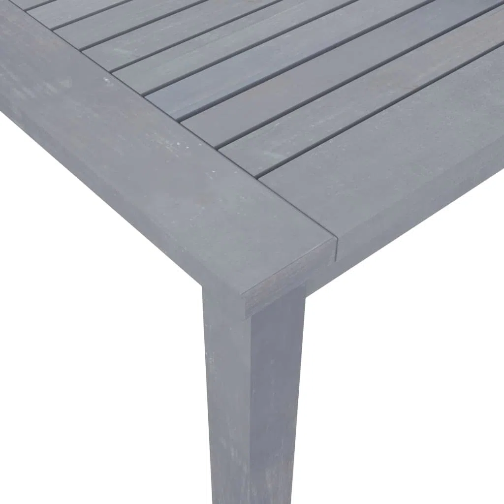 stół ogrodowy z litego drewna akacjowego, 88 x 88 x 74 cm, na taras i do patio, wytrzymały stół do jadalni o ponadczasowym wzornictwie i łatwej w pielęgnacji powierzchni, odporne na warunki