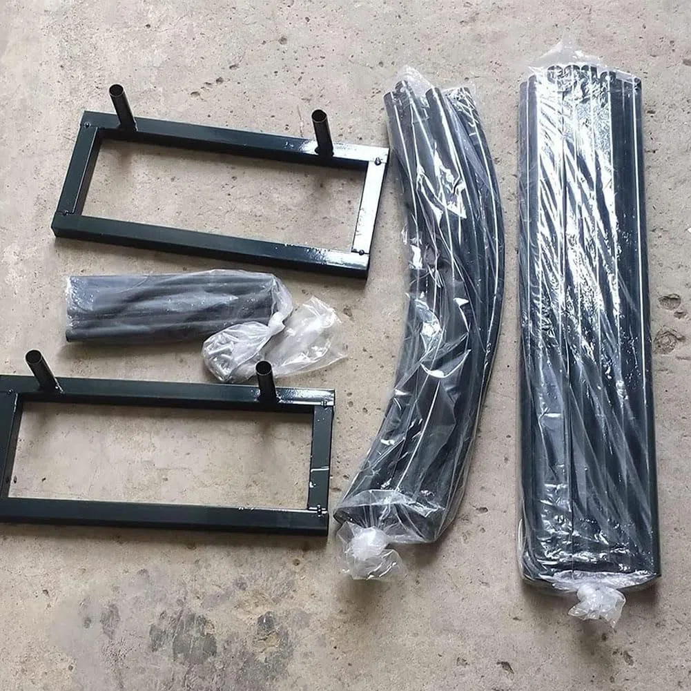 Łuk ogrodowy z metalu na zewnątrz z podstawą o szerokości 140 cm, 180 cm, 240 cm i 300 cm, czarna kratka, różne kwiaty łukowe, pnącze, trawnik, czarny, szer. 2,4 m x wys. 2,2 m (biały szer. 1,4 m