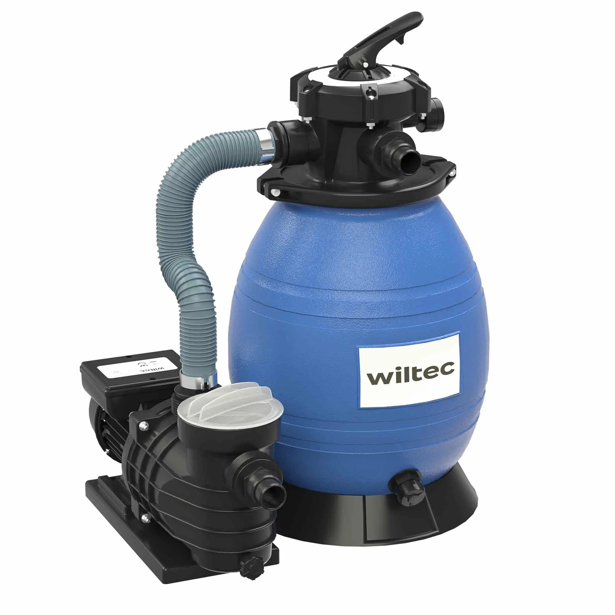 XPOtool System filtra piaskowego 250 W ze zbiornikiem filtra 26 l i pompą samozasysającą 10000 l/h, pompa piaskowa do basenu, filtr do basenu