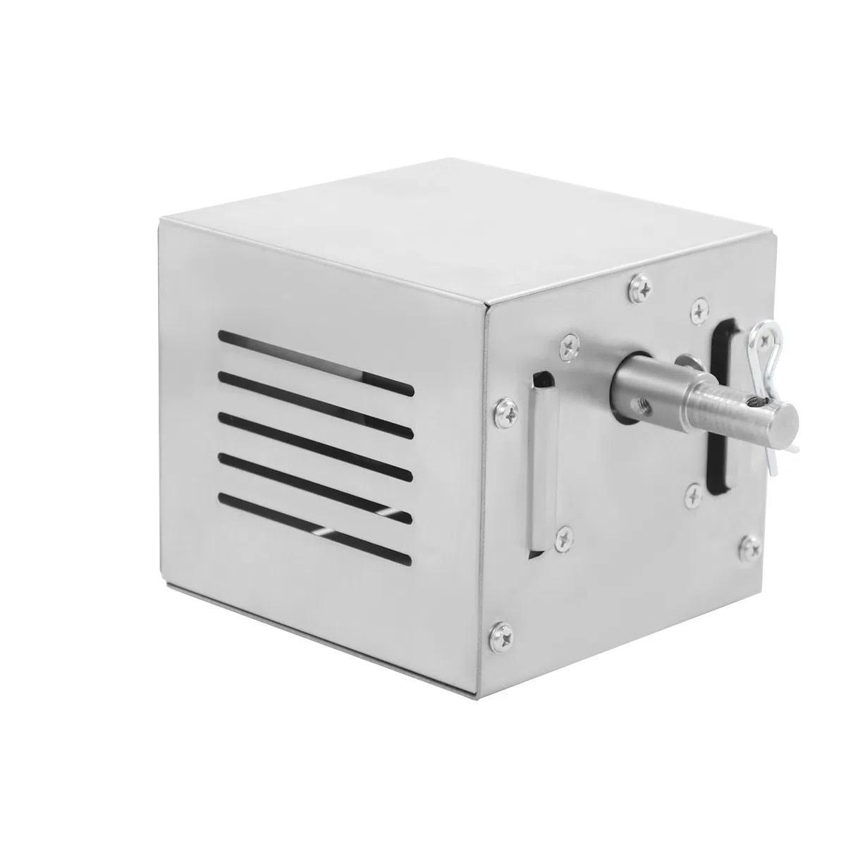 Silnik do rożna do grilla ze stali nierdzewnej, 25 W, elektryczny silnik obrotowy do grilla BBQ, do kurczaka, ryb, kukurydzy, na kemping, do gospodarstwa domowego, grilla