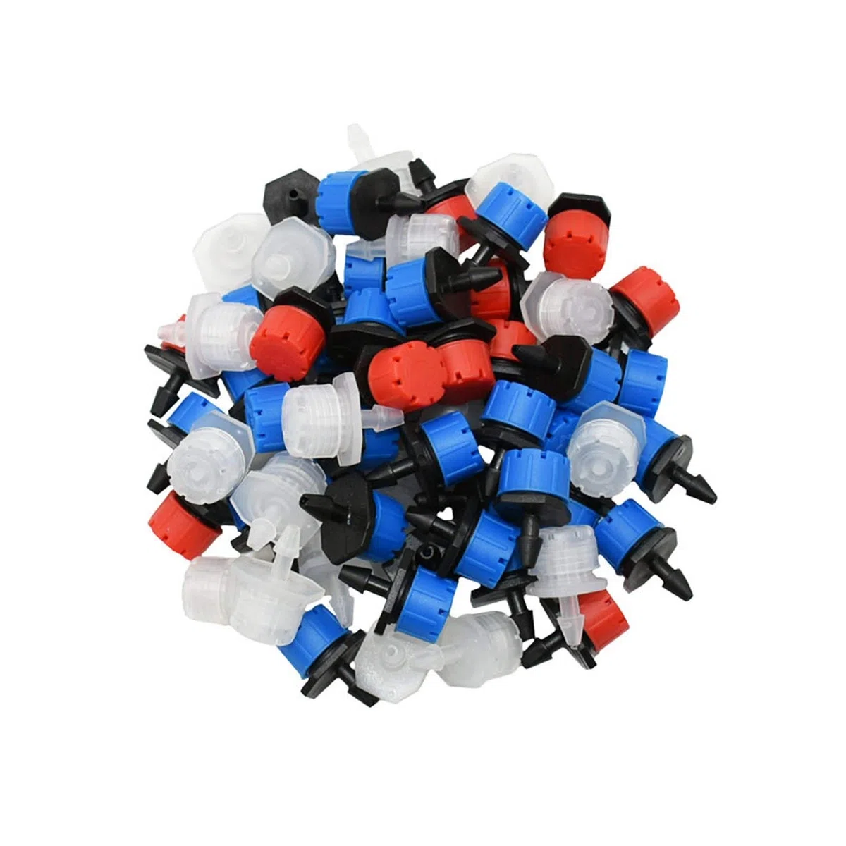 Złącze do naprawy węża Regulowany Ogród Podlewanie Dripper Kropler Micro Dip Nawadnianie Podlewanie Anti-Zatykające Drip Nawadnianie Dostawy Ogrodnictwo 500 sztuk (Color : White)