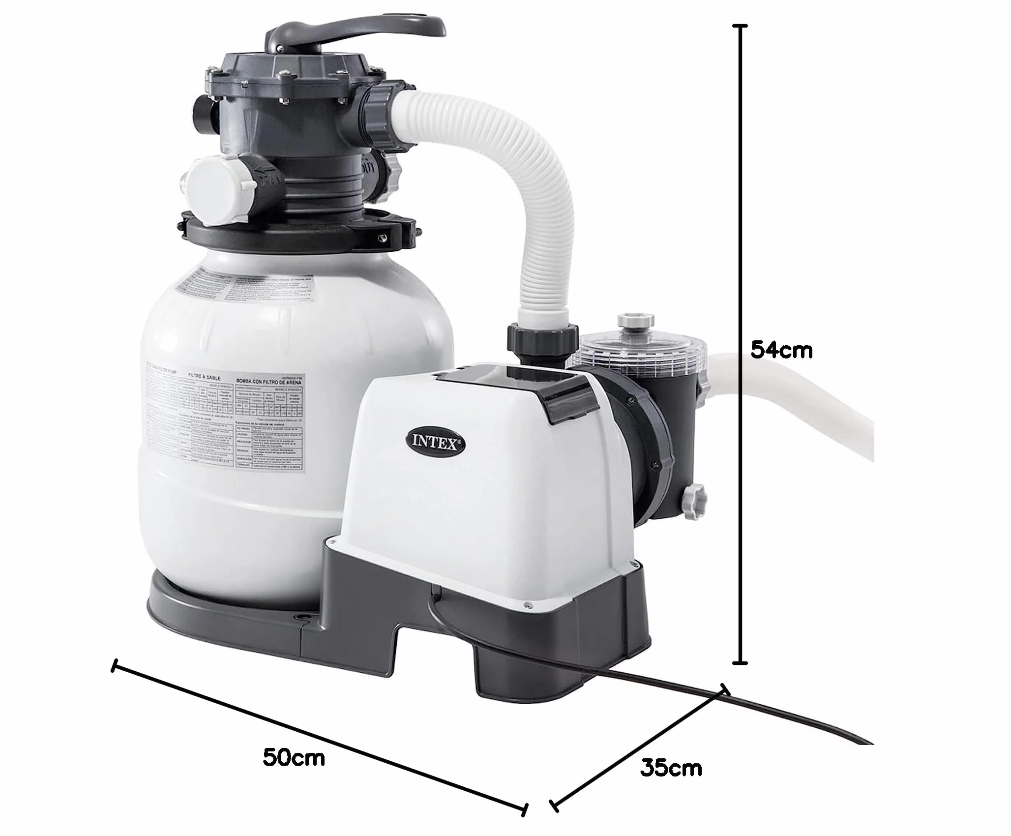 2100 Gph Sand Filter Pump W/Rcd (220-240 Volt)
