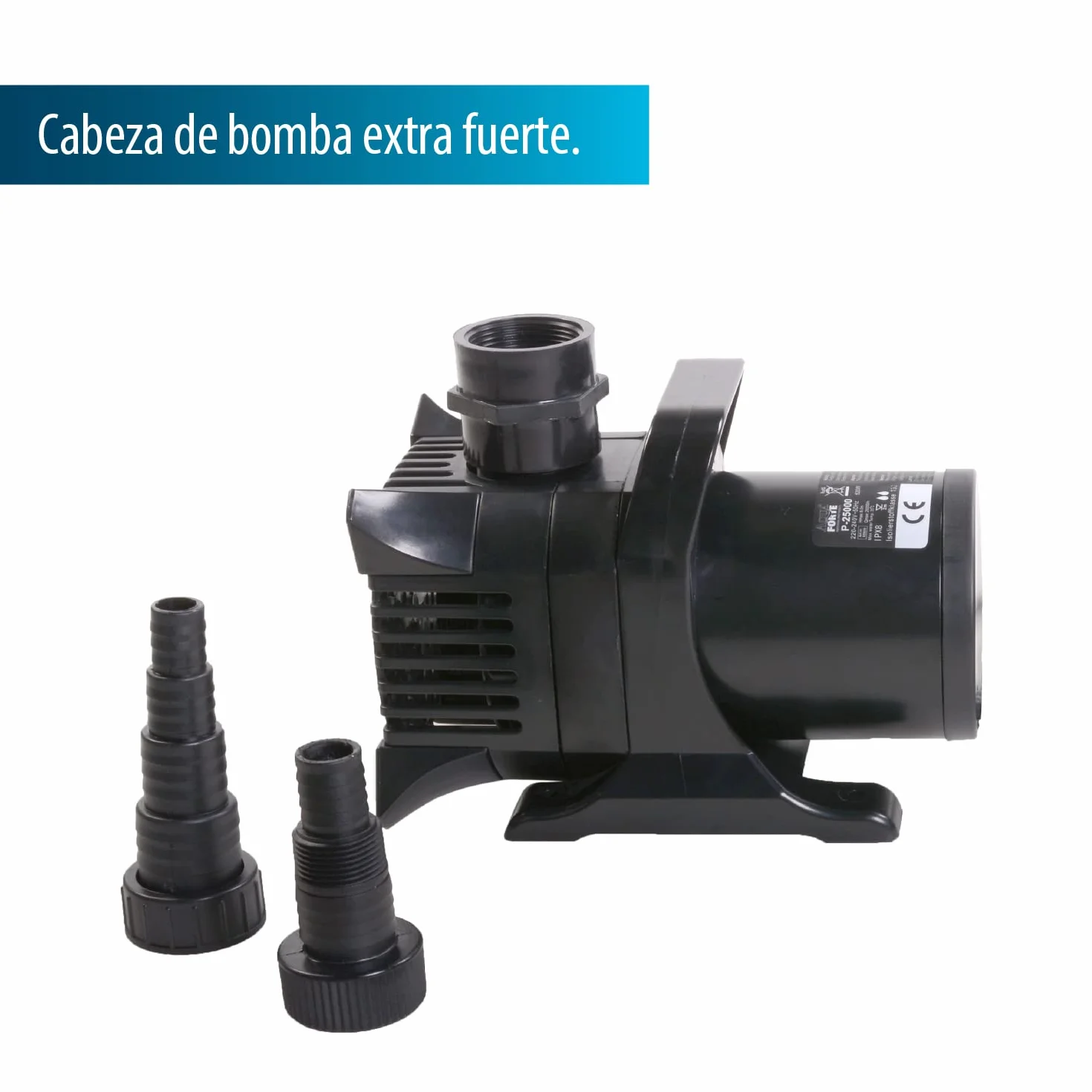 AquaForte P-35 000 pompa do stawu, 650 W, maksymalny przepływ 35 m³/h, maksymalna wysokość tłoczenia 8,5 m, bardzo duża wysokość tłoczenia, pompuje cząstki brudu o wielkości do 6 mm