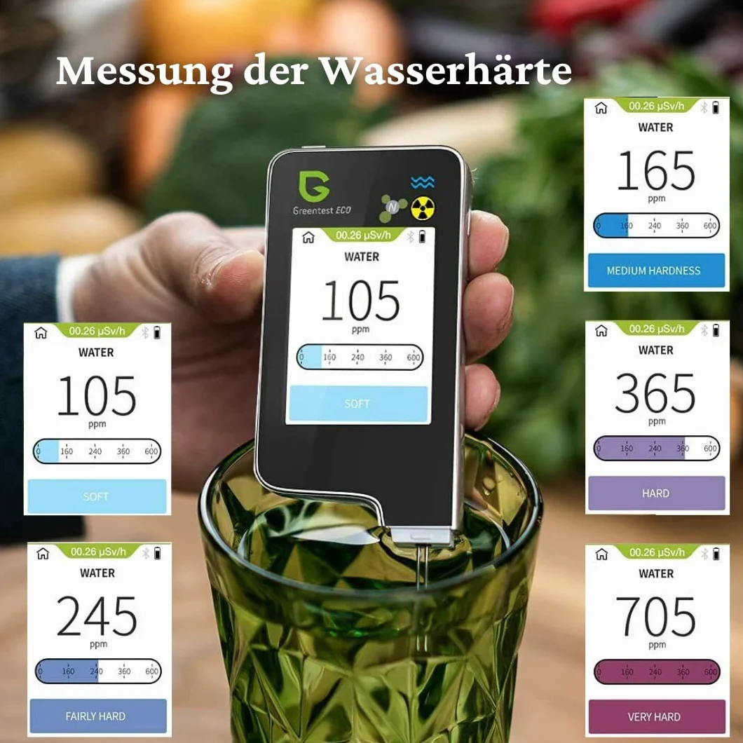 Greentest Eco 6 licznik Geigera tester azotanów mięsa ryb TDS miernik promieniowania dozymetr