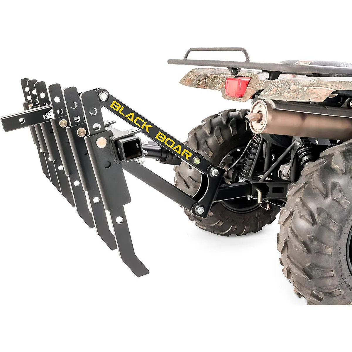 Camco 66003 narzędzie do pługa dłutowego (czarny dzik ATV/UTV, rozbija twarde podłoże, niezależnie regulowane dłuta, ustanawia działkę spożywczą, utrzymywanie ziemi)