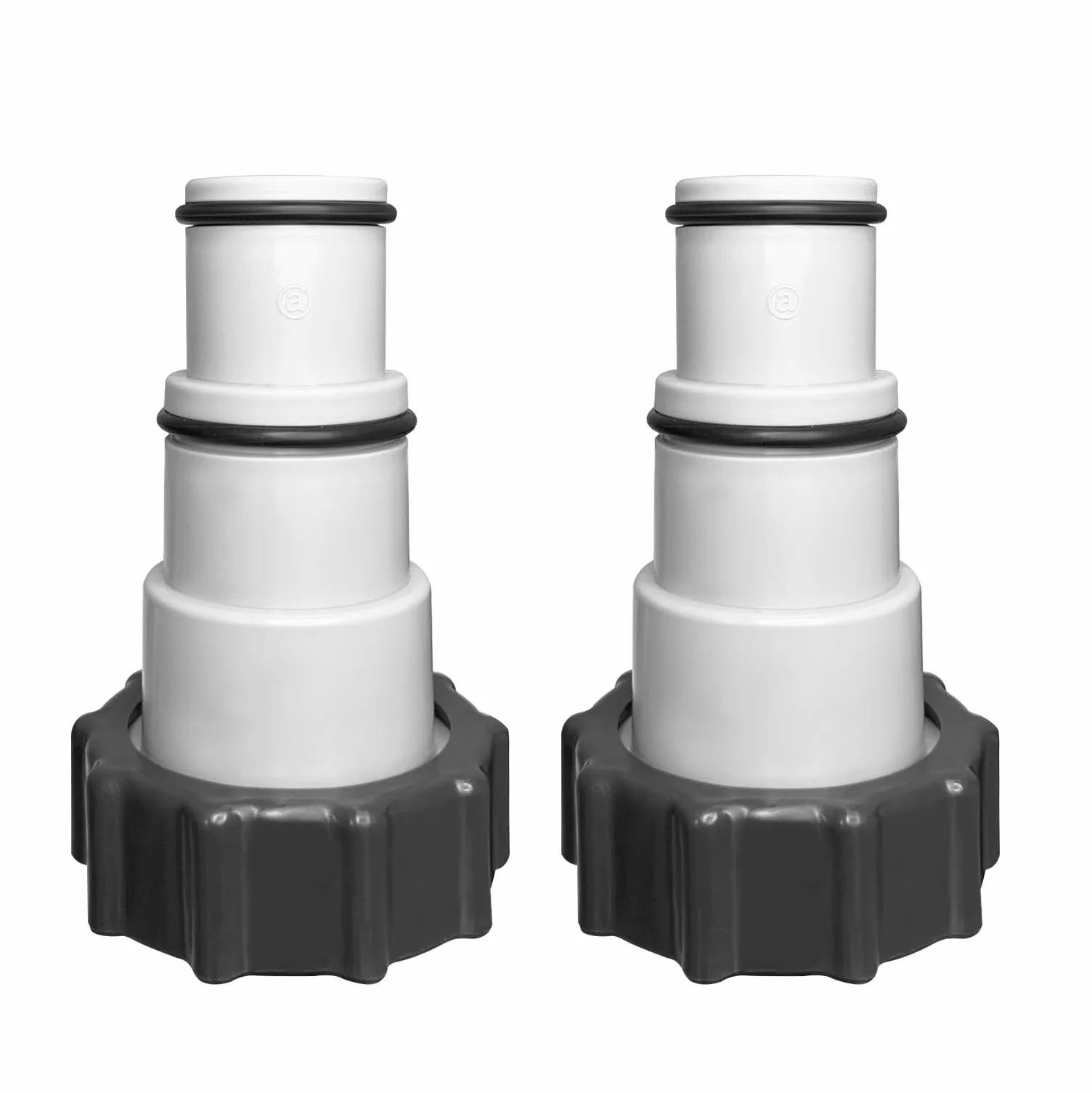 2 adaptery do węża basenowego, adapter do basenu, adapter do węża z gwintem wewnętrznym do przykręcania, do węża basenowego Ø 32 i 38 mm
