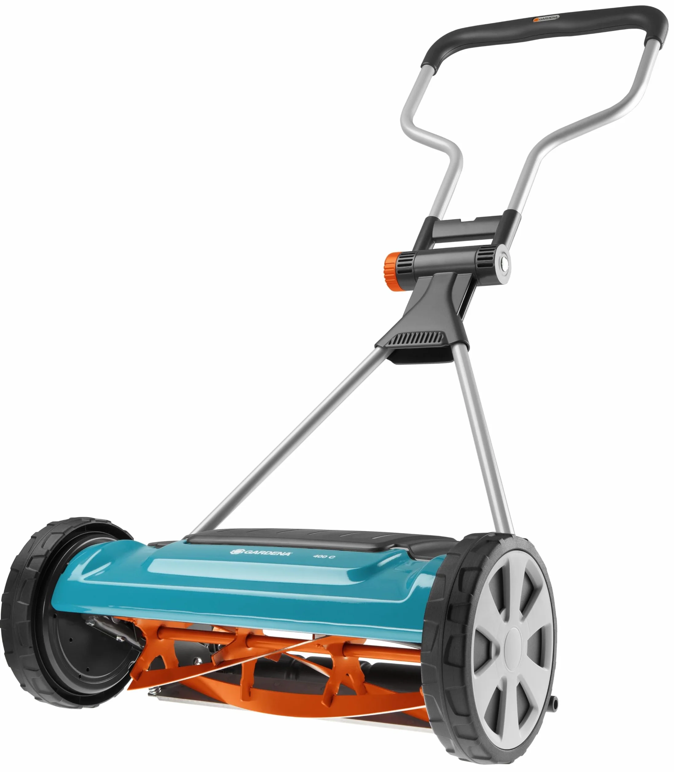 Gardena kosiarka bębnowa Classic 400 C: ręczna kosiarka, szerokość robocza 40 cm, do powierzchni do 250 m², nóż bębnowy z gatunkowej stali, cięcie bezkontaktowe, cicha i precyzyjna (4022-20)