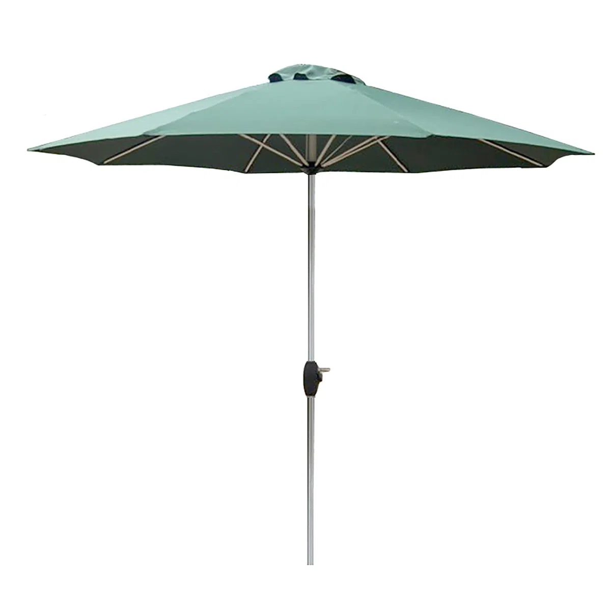 Parasol ogrodowy, duży parasol tarasowy, 2,7 m, parasol ogrodowy z aluminiowym drążkiem i korbą, zadaszenie do basenu podwórkowego