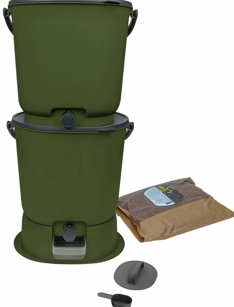 Zestaw 2 kompostowników Bokashi Essential 15,3L