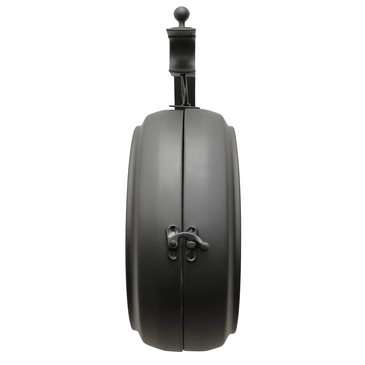 AcuRite dwustronny zegar z termometrem na taras, metal, czarny