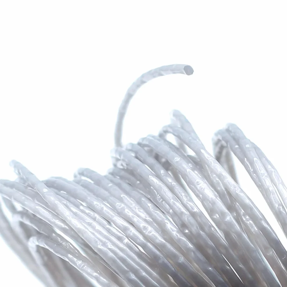 2 sztuki żyłki do podkaszarki kompatybilne z podkaszarką Bosch do napełniania wszystkich aktualnych szpulek (24 m × 1,6 mm) F016800462