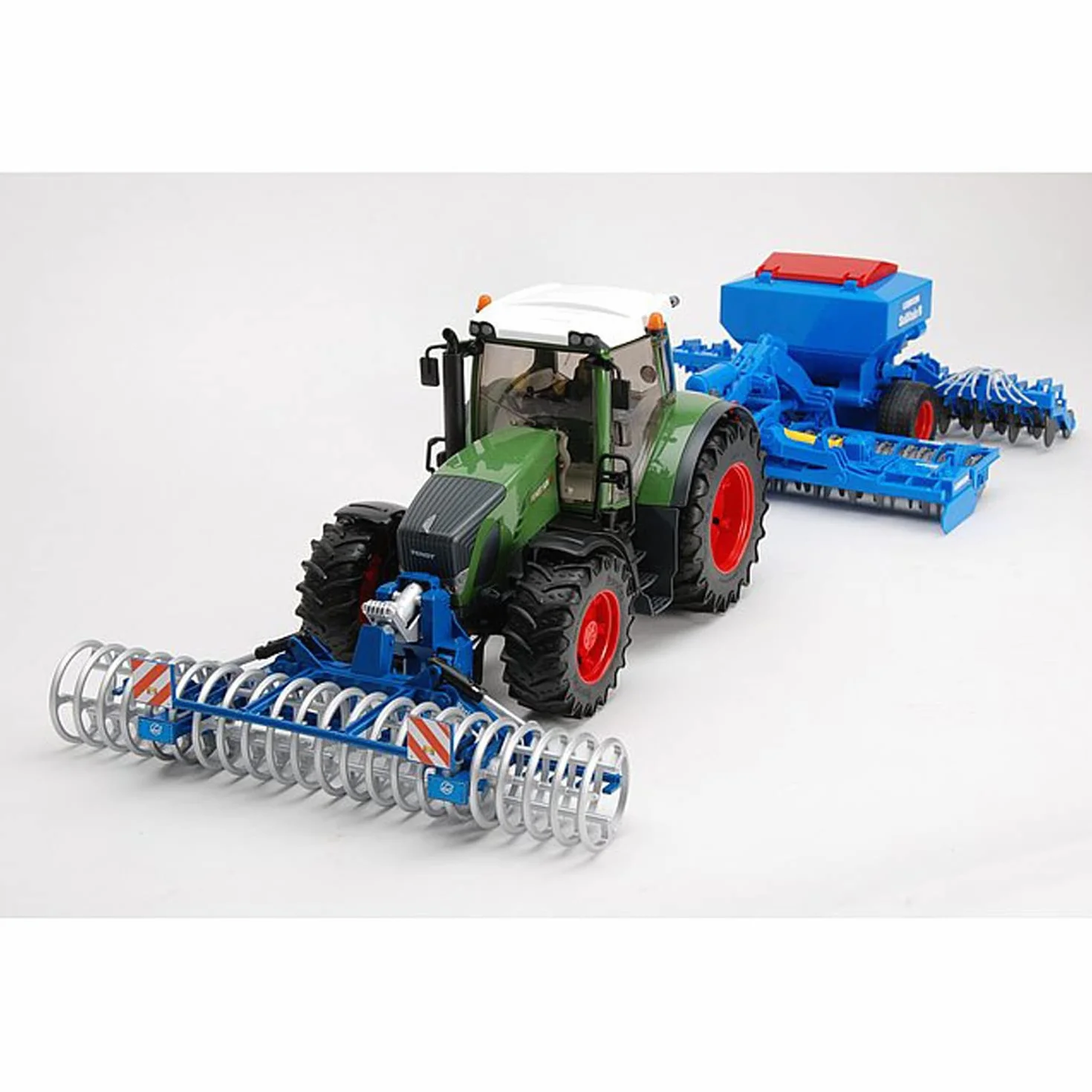 bruder 02222 - LEMKEN Frontpacker Vario Pack K, przyczepa do ciągnika, gospodarstwo rolne, rolnictwo
