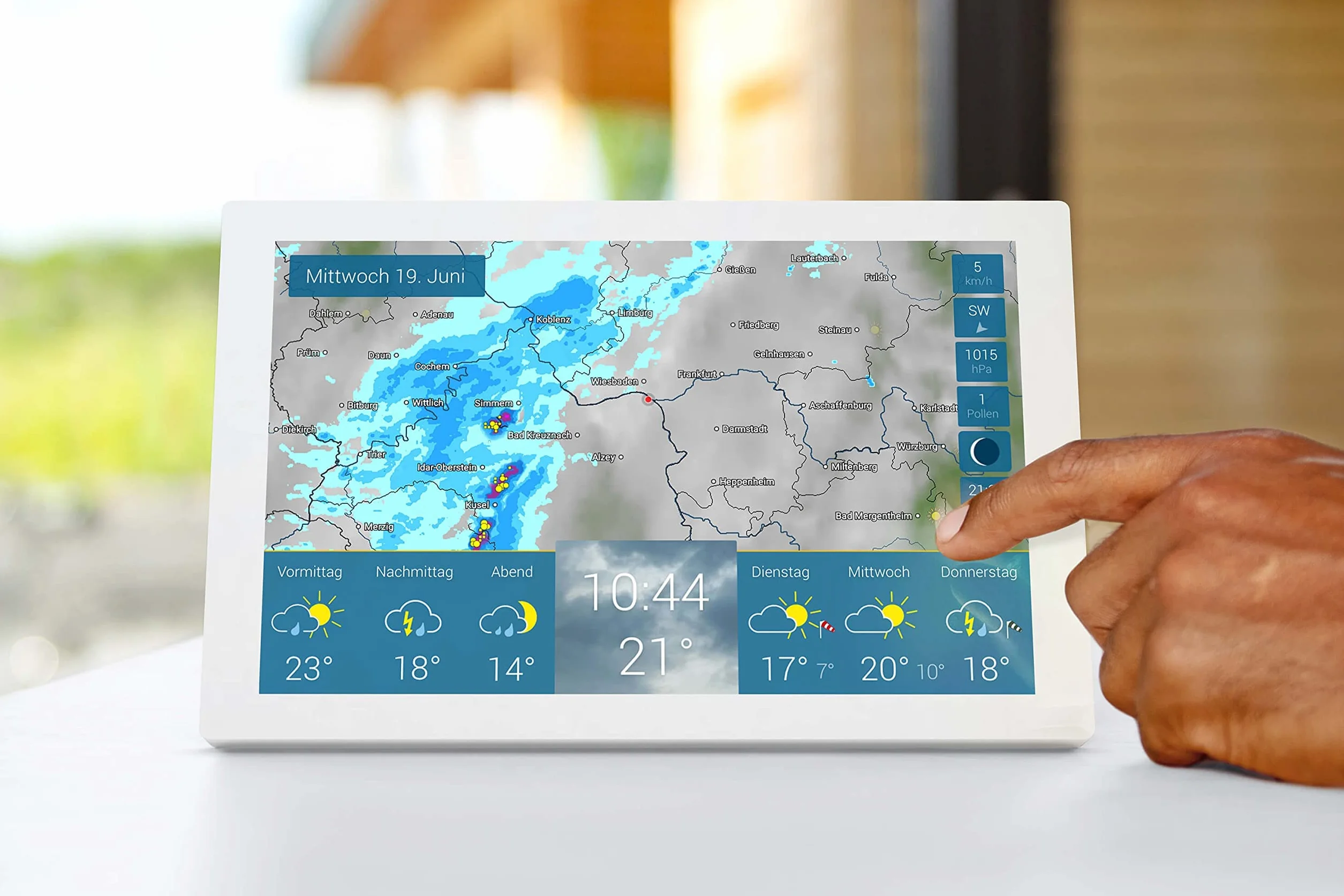Wetteronline Home Stacja Pogodowa, Biały, 10.1"