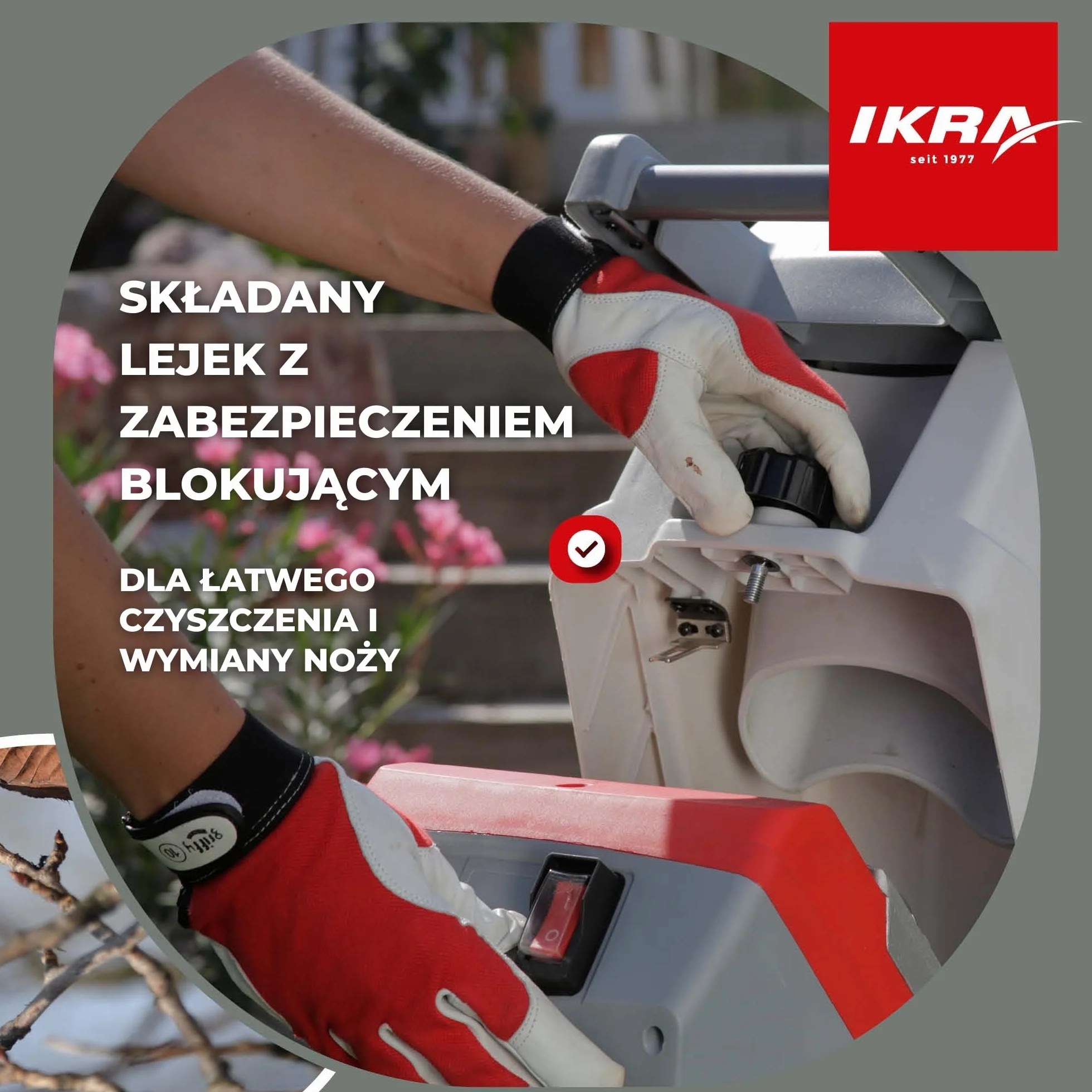 IKRA rozdrabniacz ogrodowy IMH 2500 2500W z torbą 45l