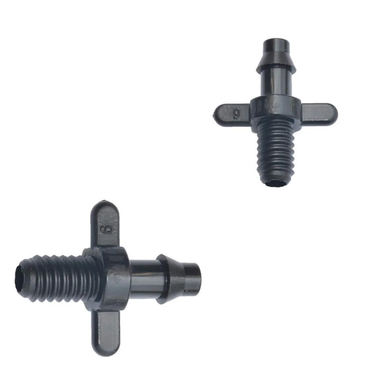 systemy nawadniające wydajne nawadnianie 50 szt. 4/7 mm gwintowane złącze 1/4" złącze do nawadniania z zadziorem 4/7 mm do nawadniania ogrodu