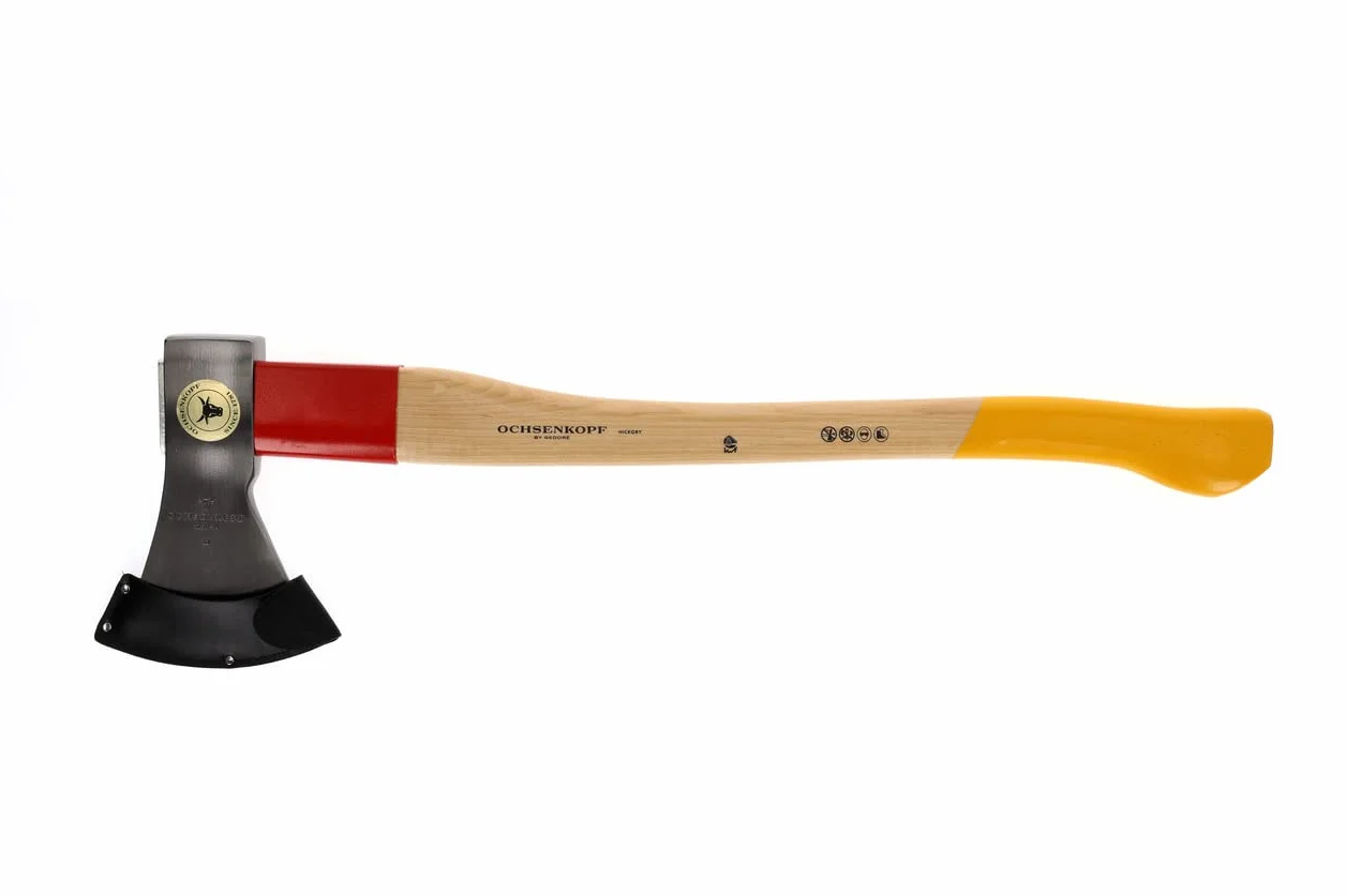 OCHSENKOPF OX 620 H-1257 uniwersalny złoty topór Rotband-PLUS, drewniany uchwyt hikory, polerowane ostrze 120 mm, długość 700 mm
