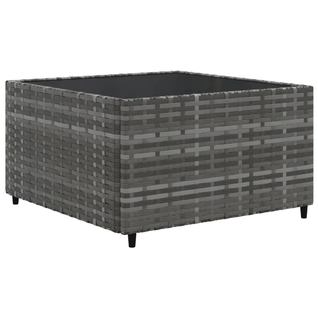 Zestaw Wypoczynkowy Ogrodowy, 4 Brązowe, Polirattanowe, Odporne na Promieniowanie UV, z Poduszkami, do Użytku na Zewnątrz (3x corner + middle + table)